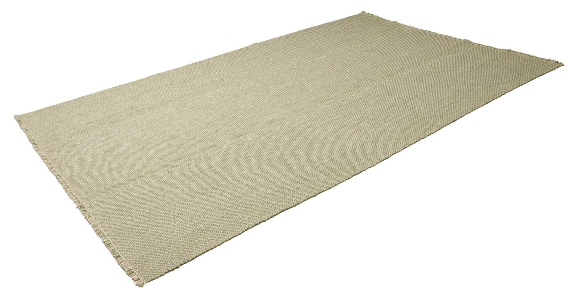 Kelim Teppich 204 x 312cm, handgewebt, rustikales Flair, warm