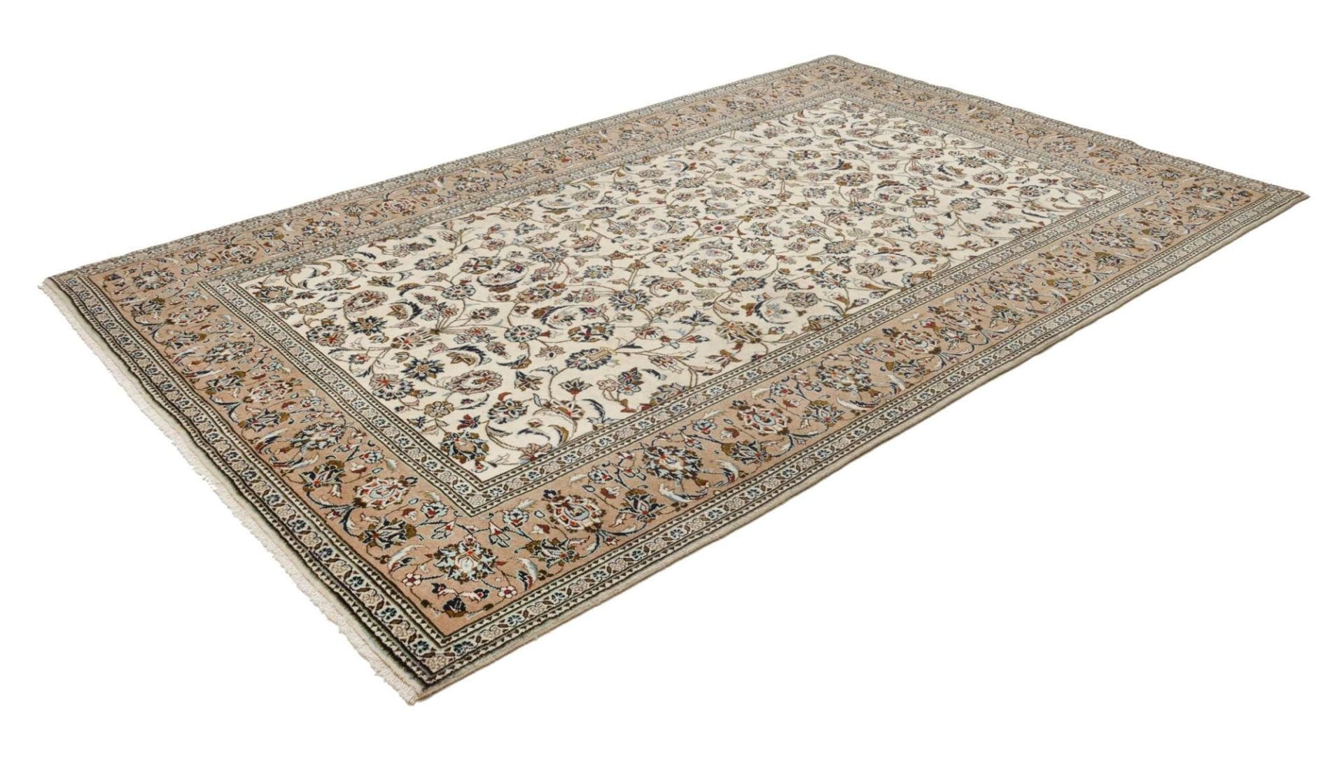 Kashan Teppich 203 x 310 cm, handgeknüpft, aus Schurwolle, Perserteppich H1
