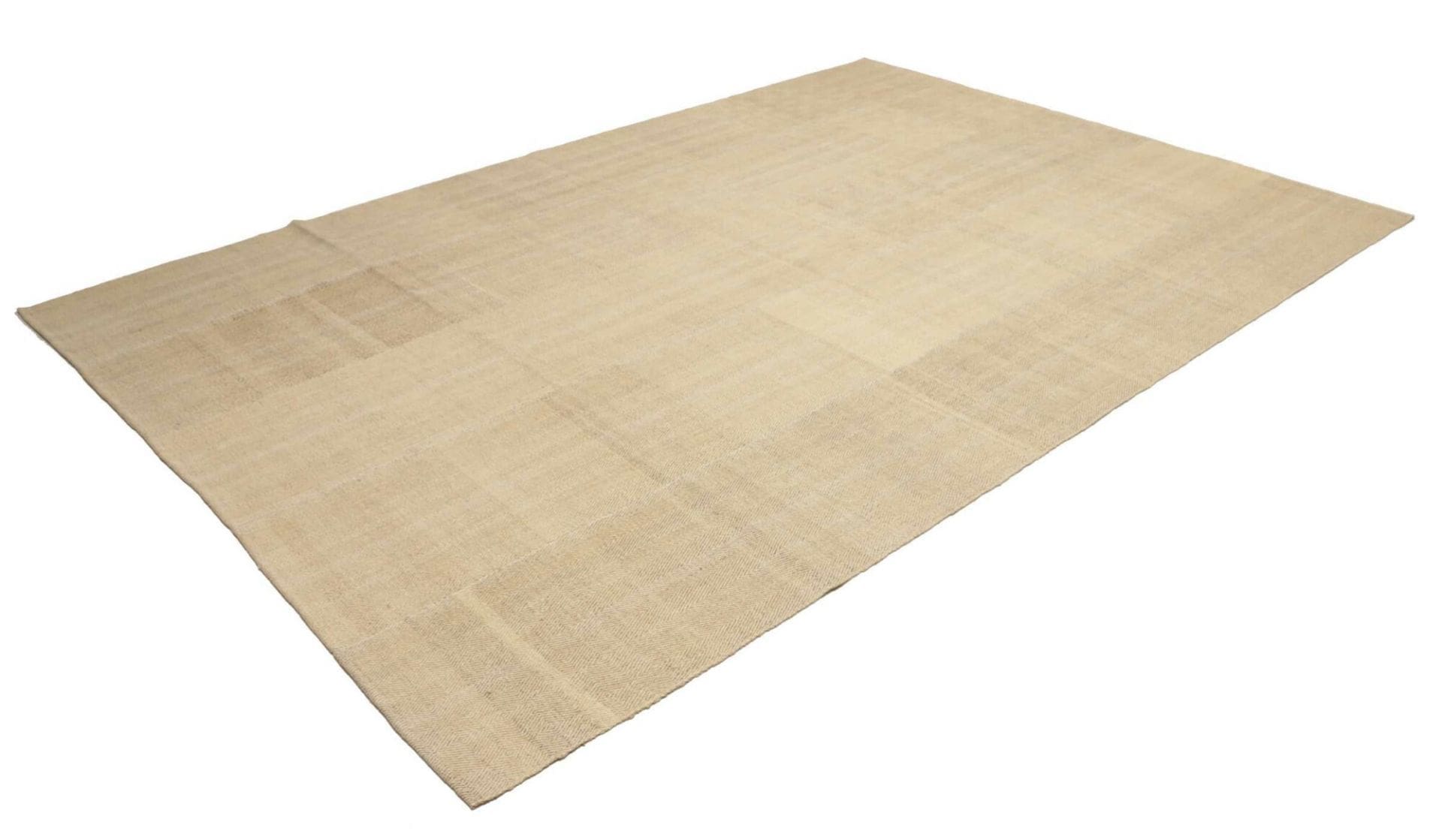 Eleganter Kelim 209 x 300cm aus Schurwolle, handgewebt, rustikal