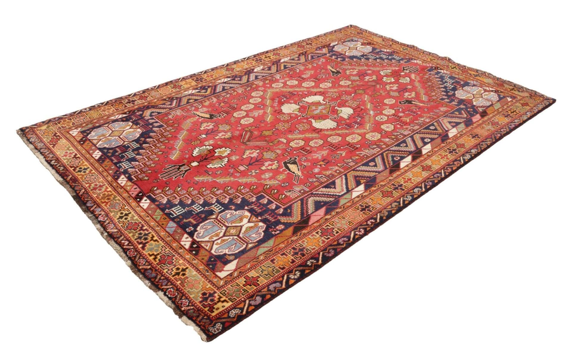 Gashghai Teppich 171 x 255 cm – Handgeknüpft, Schurwolle, Nomadenstil