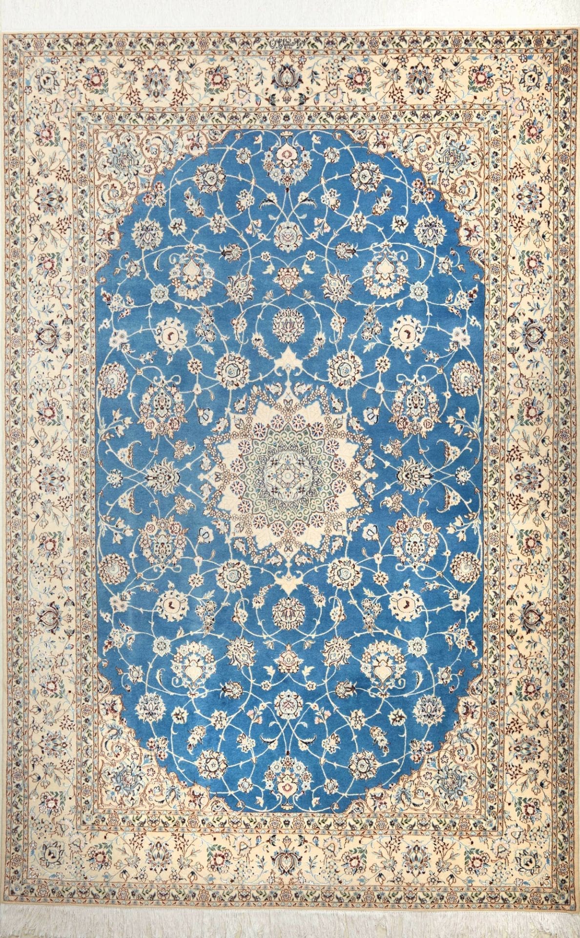 Exklusiver Nain Teppich 170 x 255cm, Schurwolle, handgeknüpft