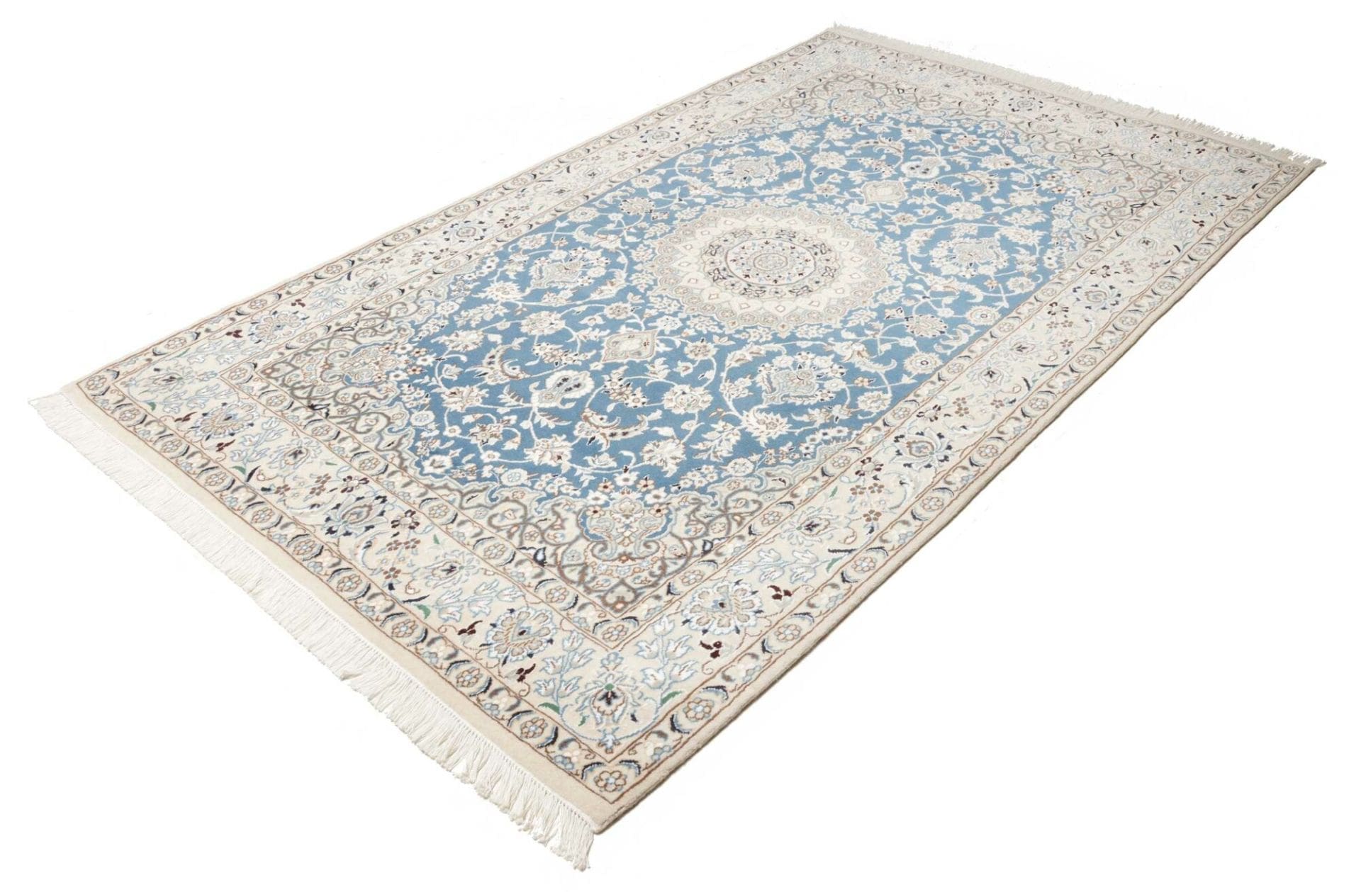 Exklusiver Nain Teppich 146 x 238cm - Handgeknüpft, Perserteppich