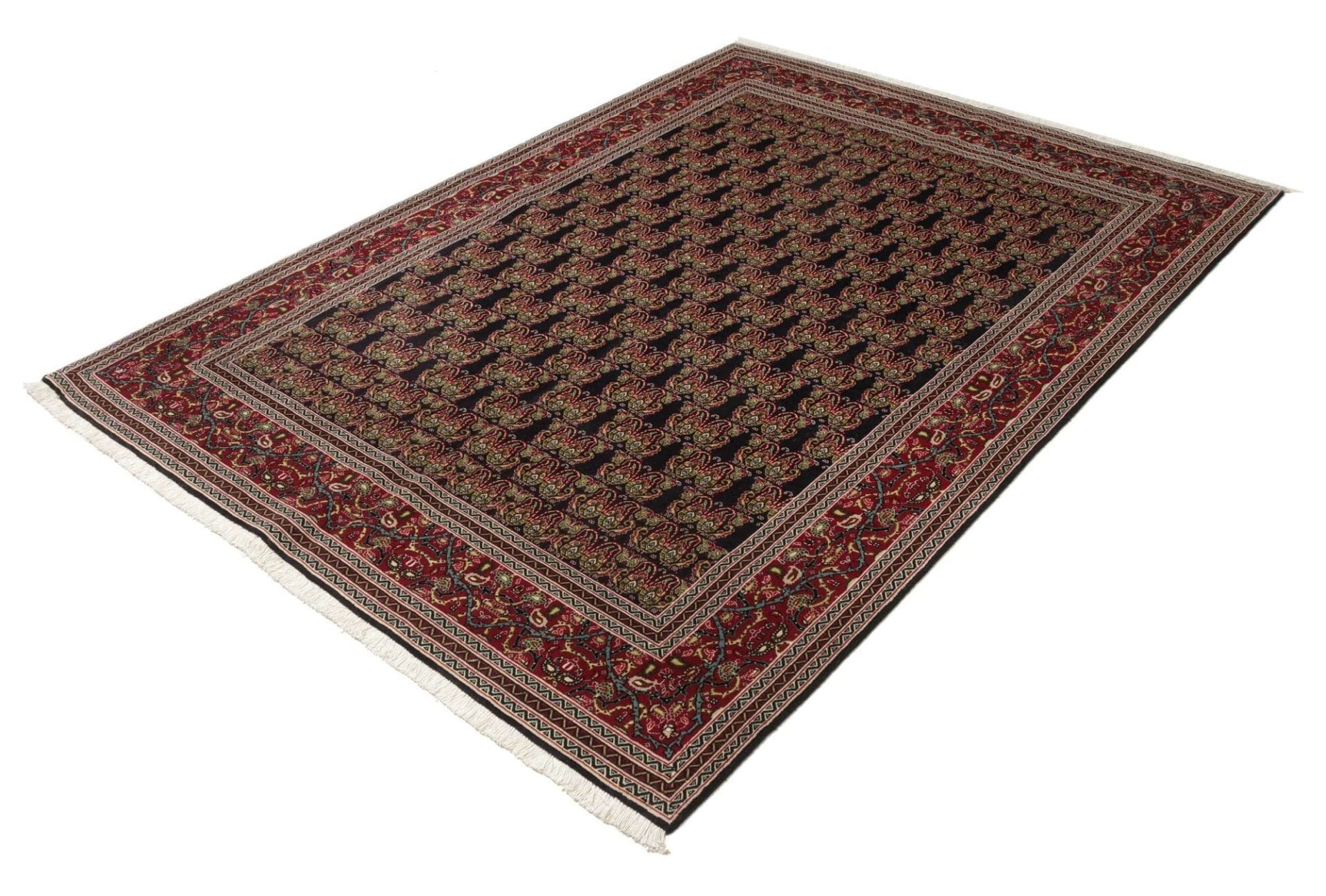 Täbriz Teppich 161 x 211 cm, 50 Raj, aus Schurwolle, handgeknüpft
