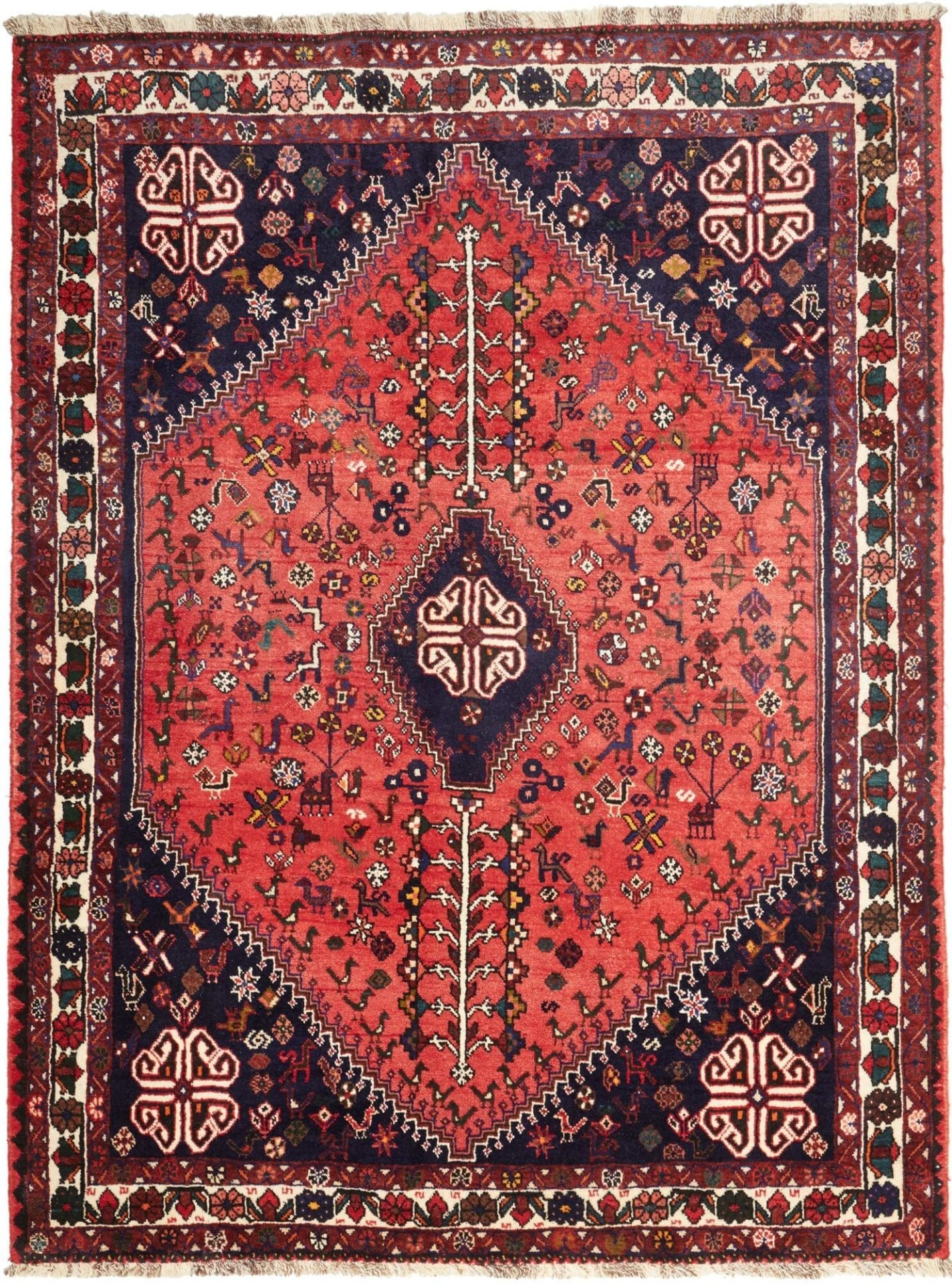 Gashghai Orientteppich 165 x 218 cm - Handgeknüpft, Schurwolle