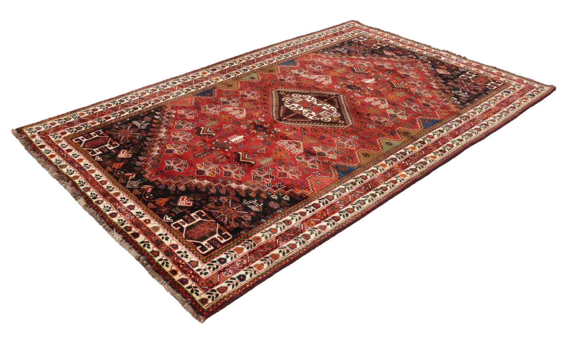 Gashghai Teppich 171 x 265cm | Handgeknüpft, Schurwolle, Orientteppich