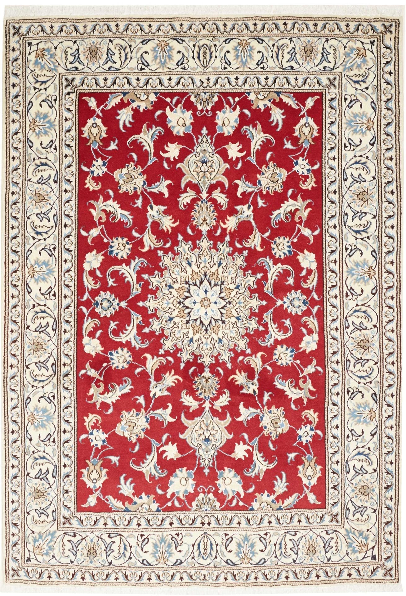 Exklusiver Nain Teppich 176 x 245 cm - Schurwolle, handgeknüpft