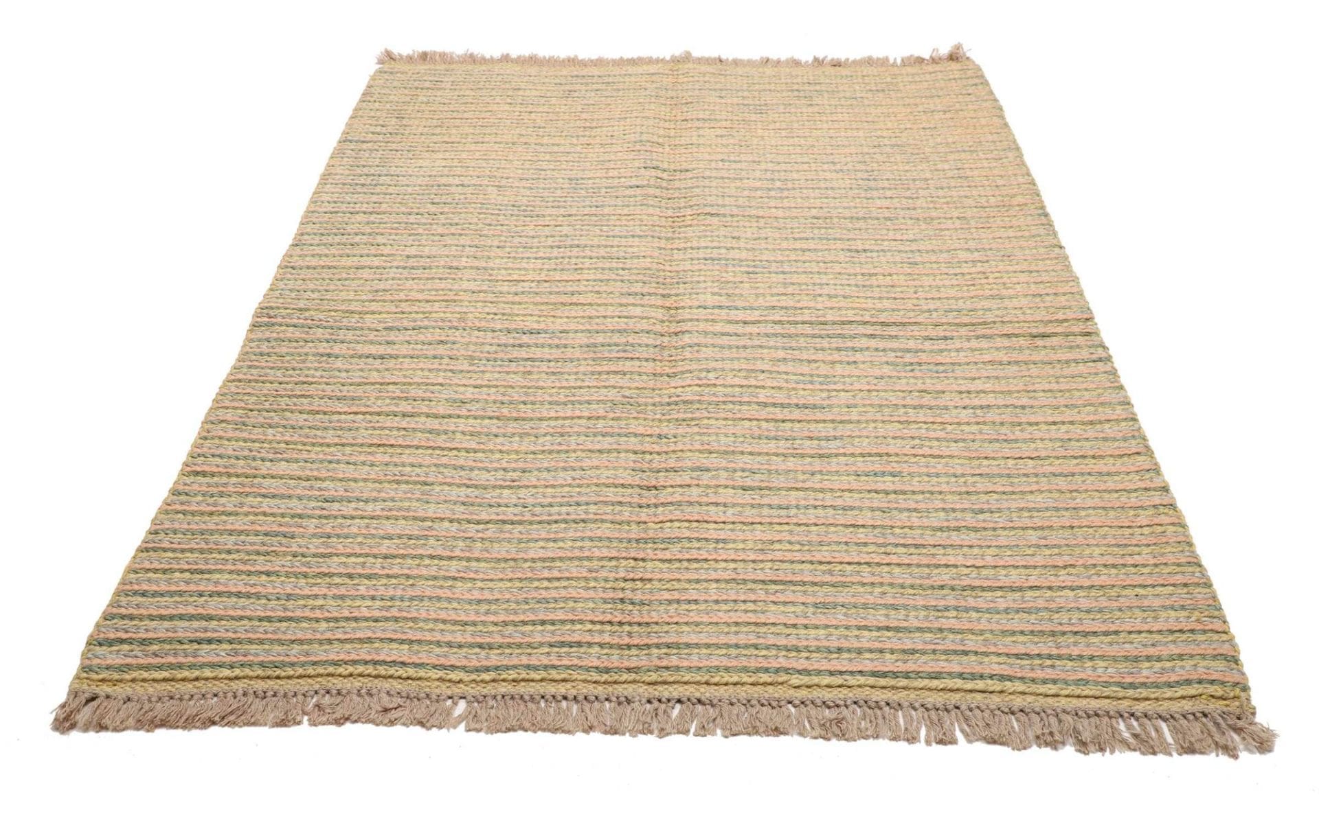 Kelim Teppich maroccan 154 x 215cm, handgewebt, rustikales Flair