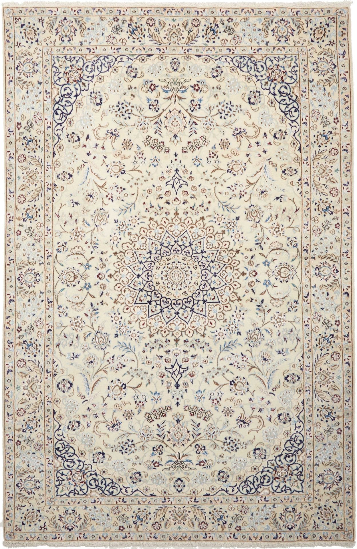 Exklusiver Nain Teppich 157 x 242 cm - Handgeknüpft, Perserteppich
