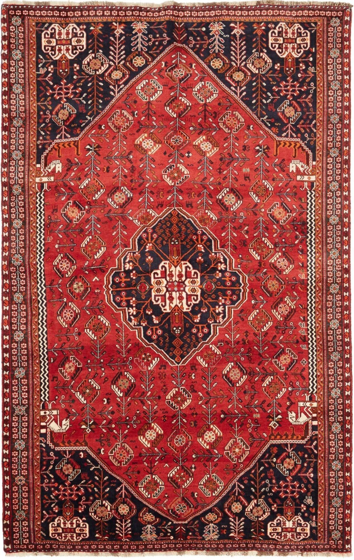 Gashghai Teppich 163 x 255 cm – Handgeknüpft, Perserteppich, Unikat