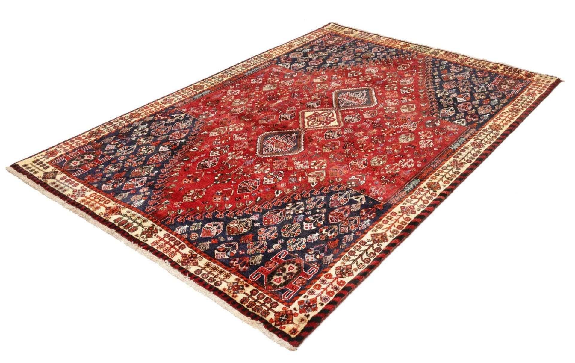 Gashghai Orientteppich 165 x 238cm - Handgeknüpft, Schurwolle