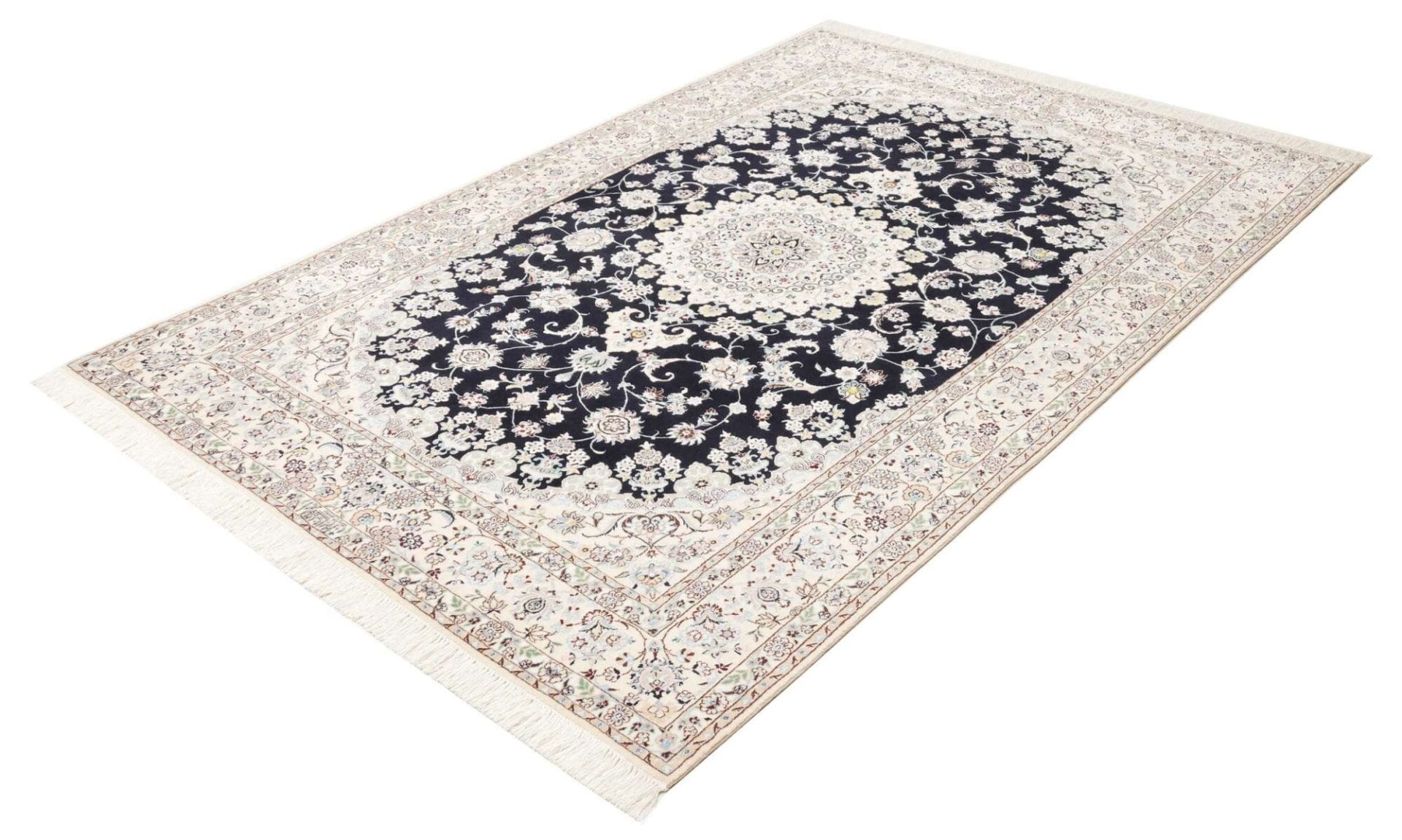 Nain Teppich 163 x 235 cm, Exklusive florale Muster, handgeknüpft