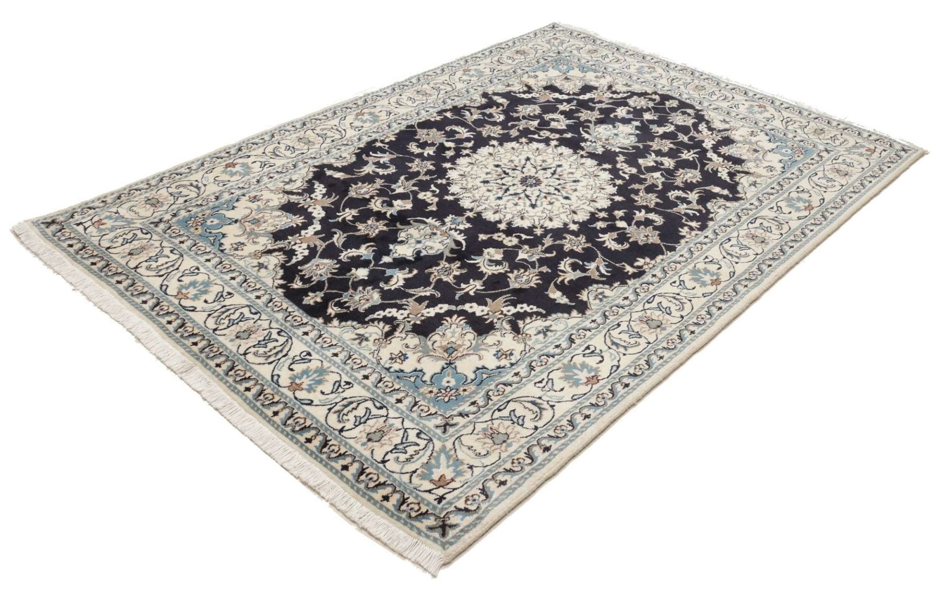 Exklusiver Nain Teppich 168 x 245cm, Schurwolle, handgeknüpft