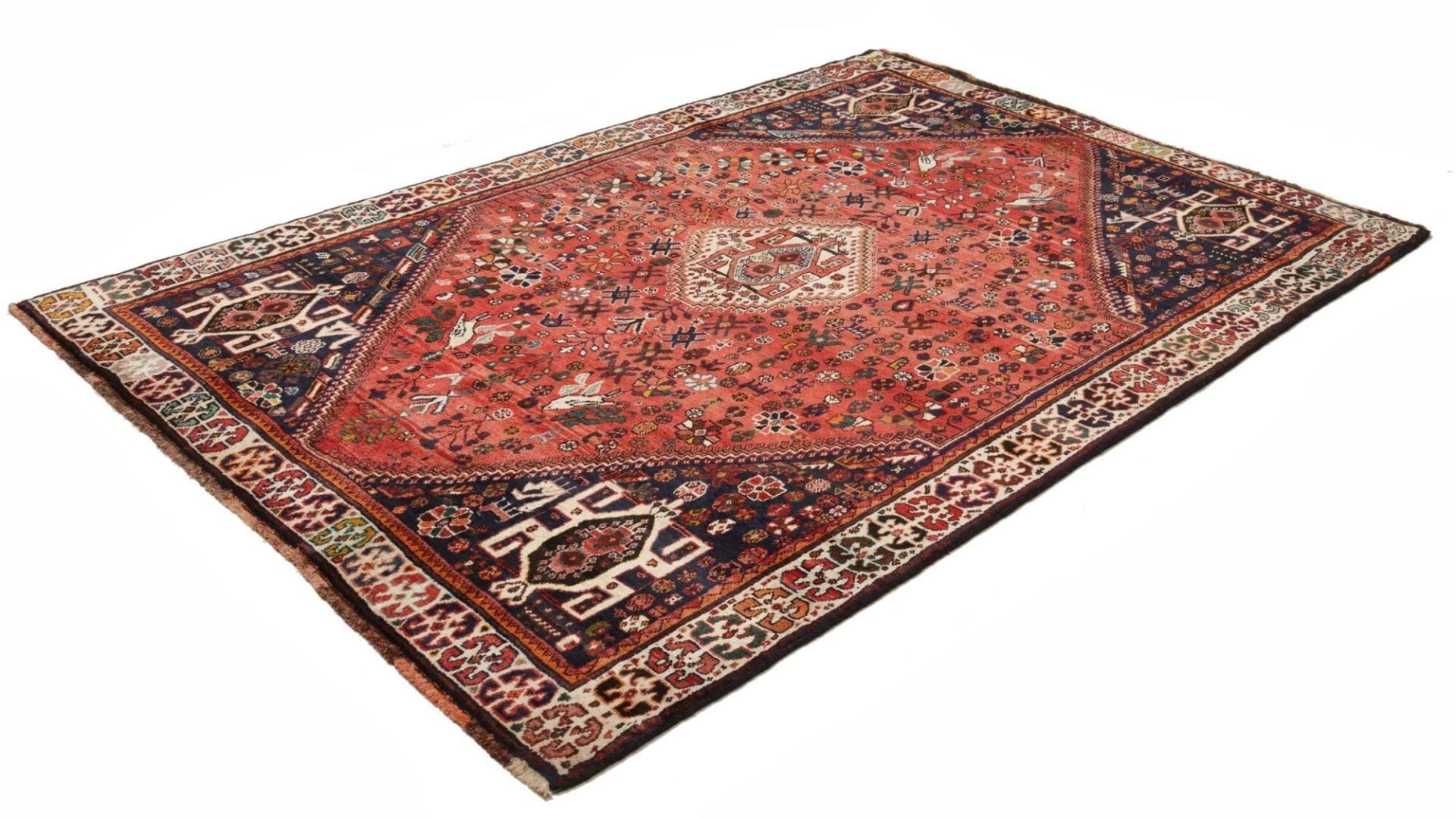 Gashghai Orientteppich 175 x 250 cm – handgeknüpft, Schurwolle