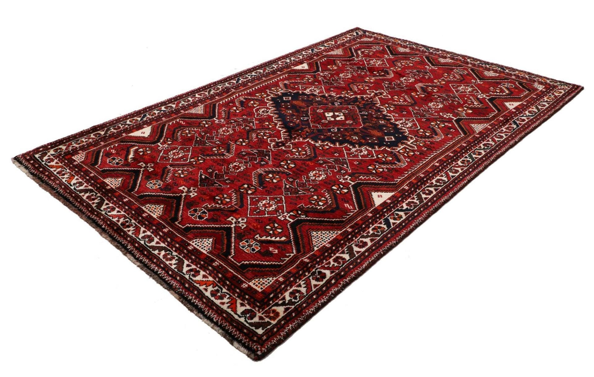Shiraz Orientteppich 172 x 264 cm aus Schurwolle, handgeknüpft