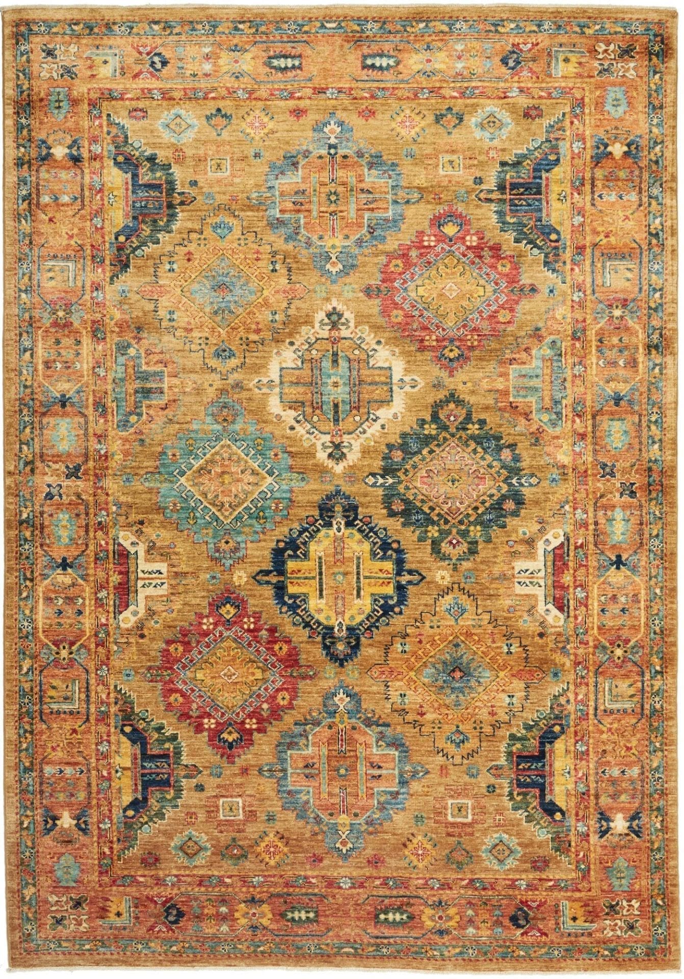 Ziegler Farahan 167 x 239cm – Handgeknüpfter Orientteppich