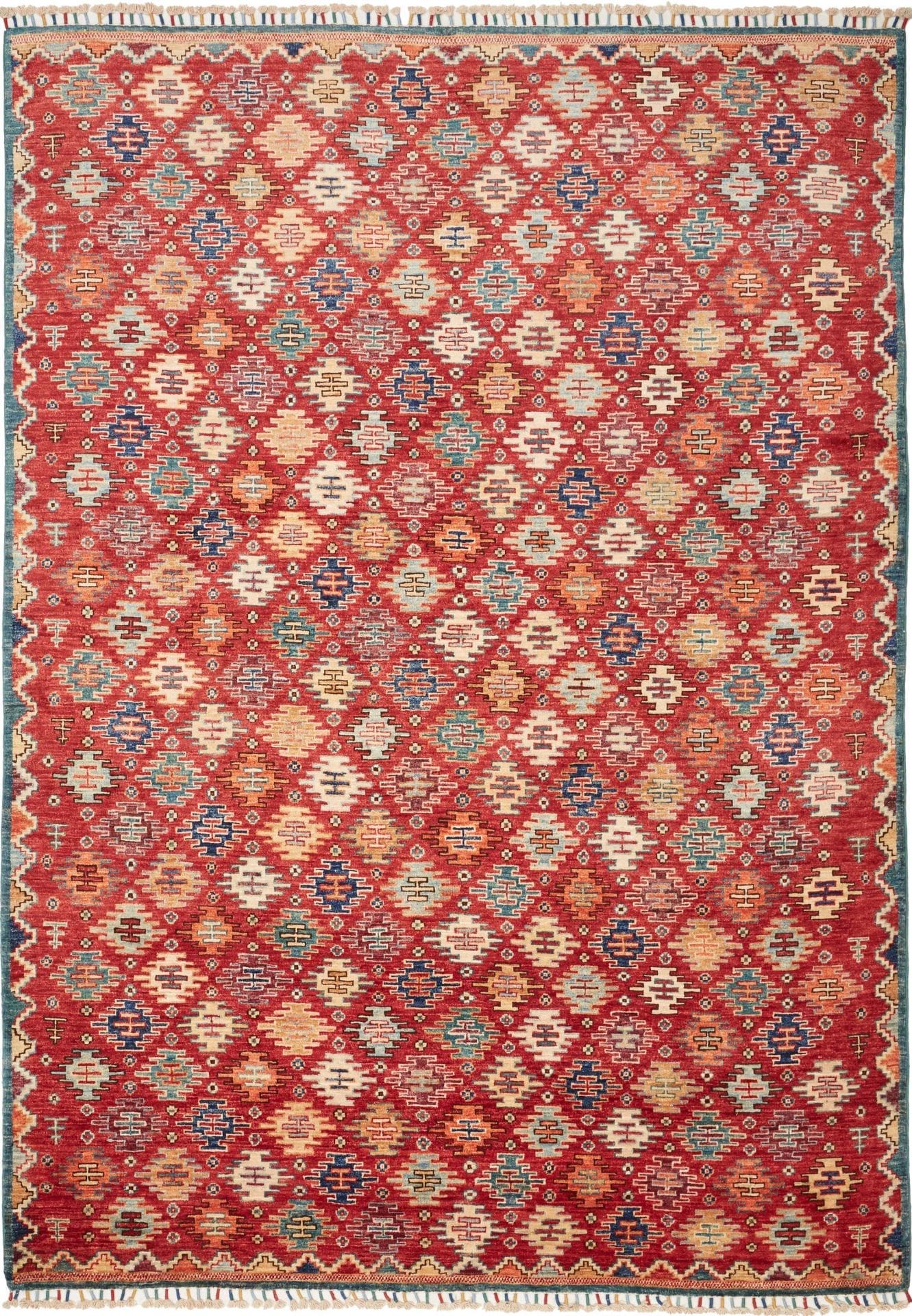 Samarkand Orientteppich 174 x 241 cm - Handgeknüpft, Schurwolle
