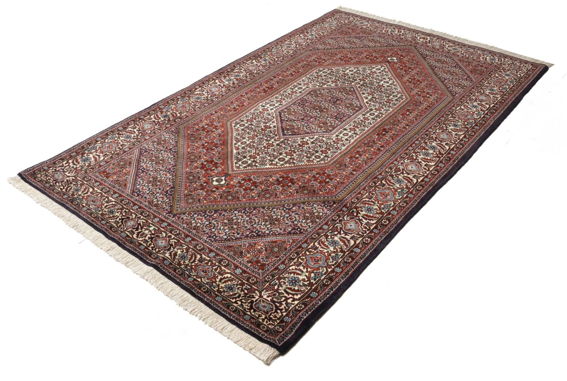 Bidjar Teppich 143 x 228cm - Handgeknüpft, Schurwolle, Perserteppich