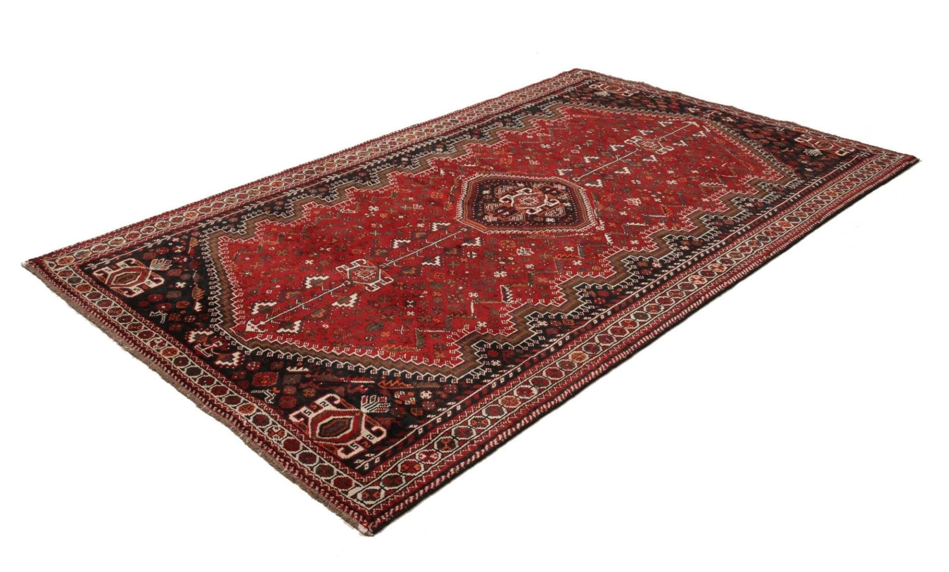 Shiraz Teppich 166 x 268cm – Handgeknüpft aus Schurwolle, Perserteppich