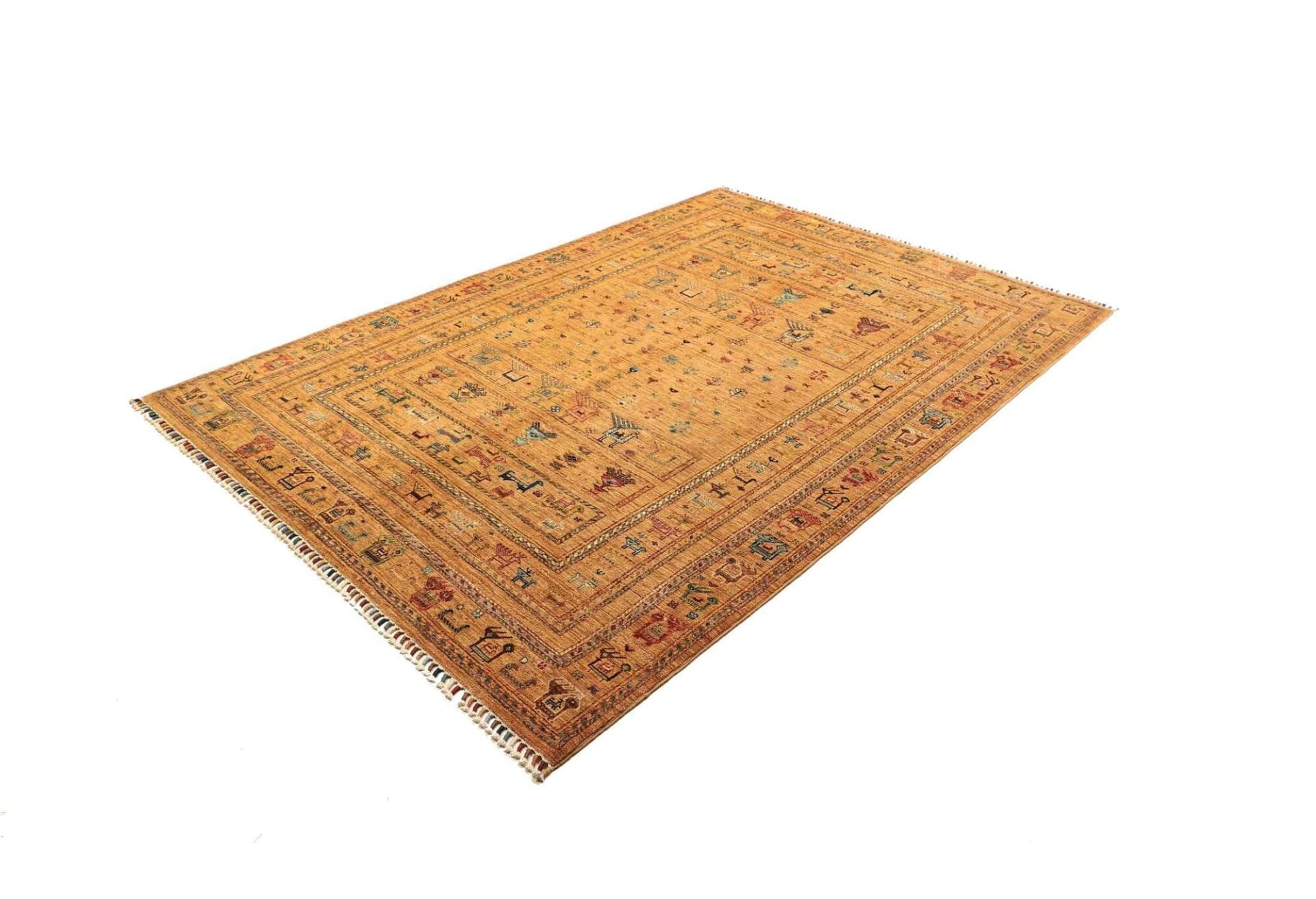 Orientteppich Samarkand 173 x 243 cm handgeknüpft, Schurwolle