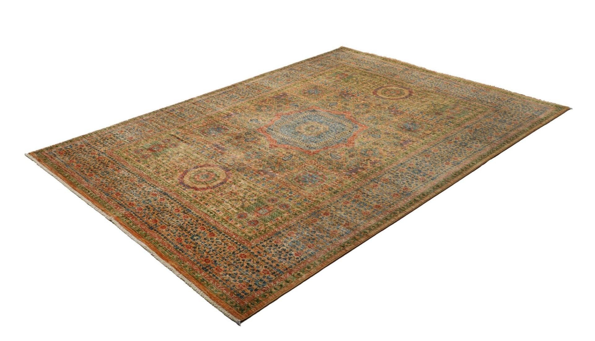 Mamluk Orientteppich 176 x 234 cm – Handgeknüpft aus Wolle