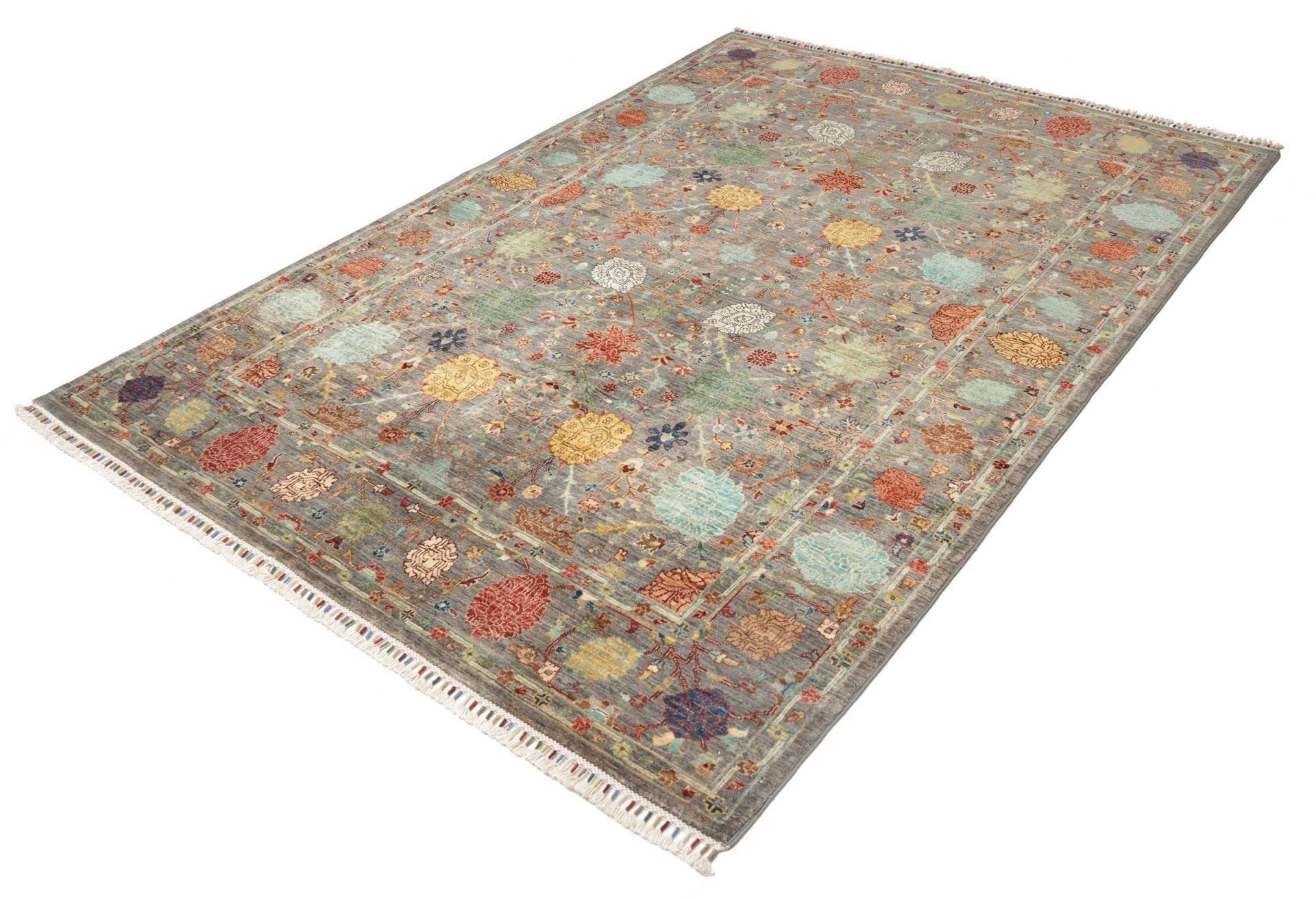 Orientteppich Samarkand 176 x 247cm aus Schurwolle, handgeknüpft