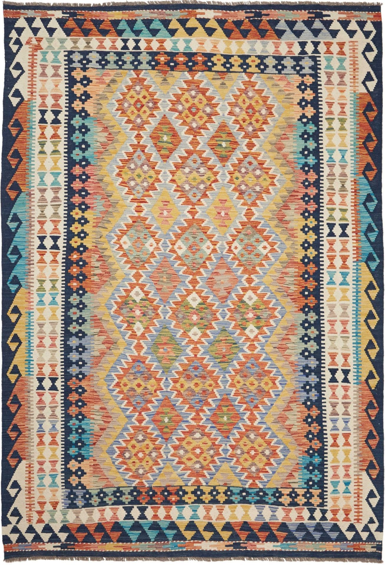 Orientteppich Kelim 174 x 253cm aus Schurwolle, handgewebt