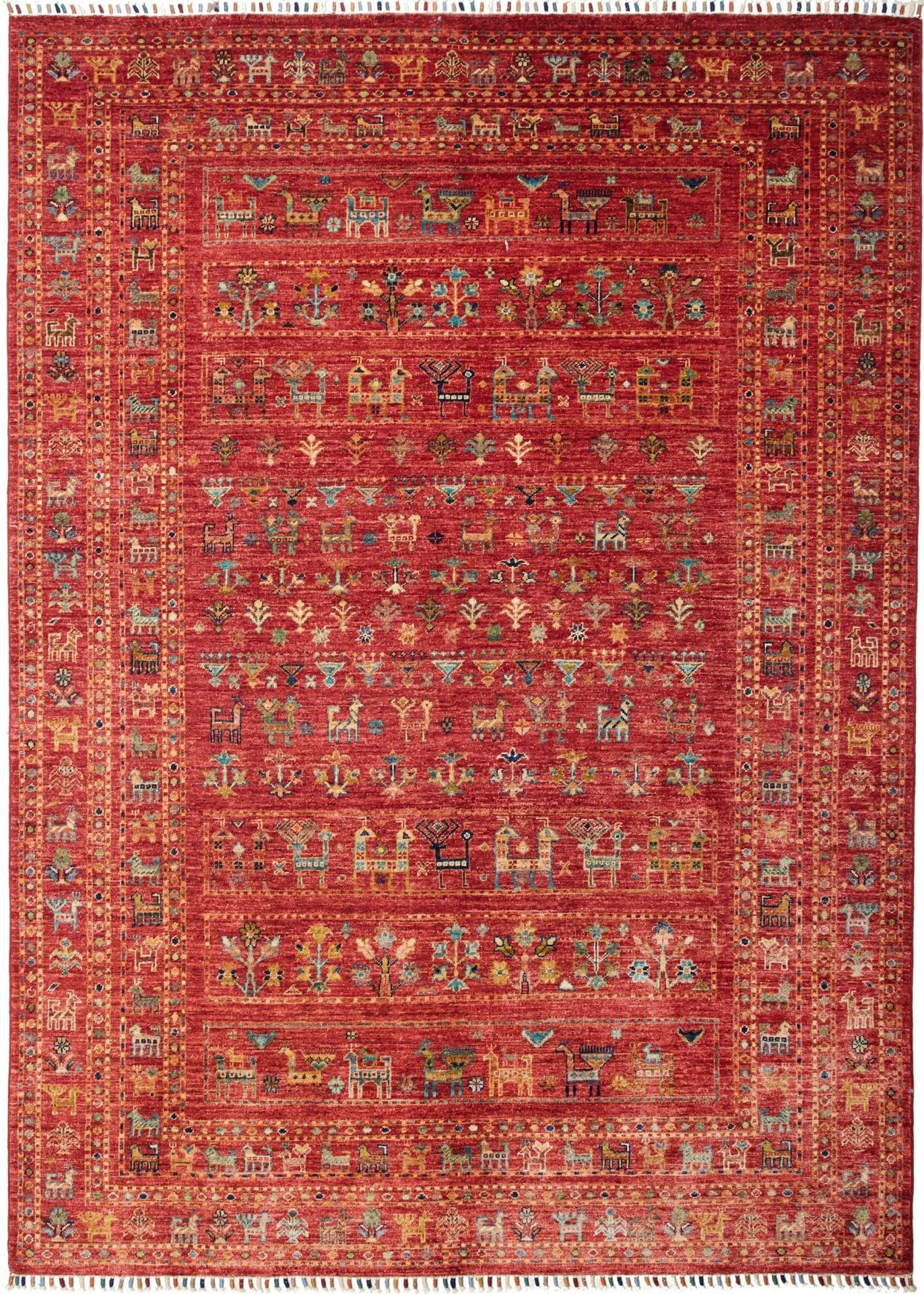 Samarkand Orientteppich 174 x 237cm, Schurwolle, handgeknüpft
