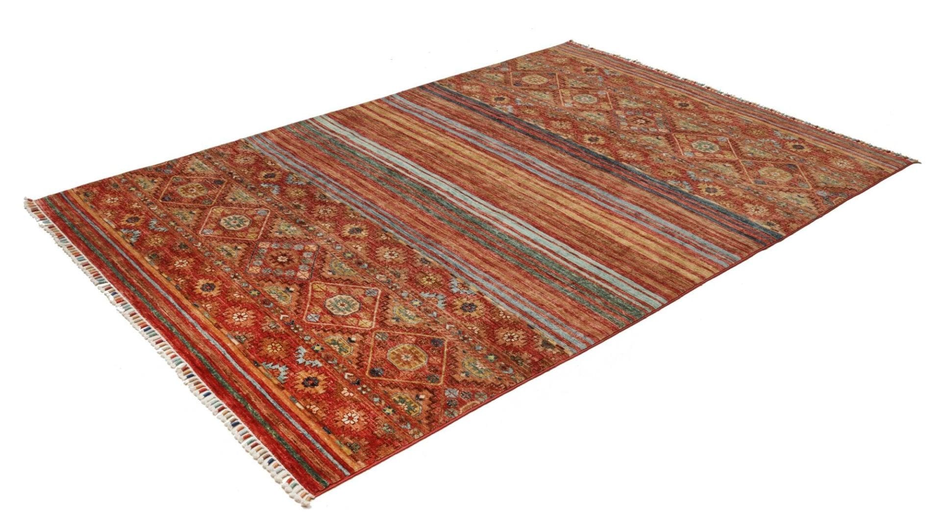 Orientteppich Samarkand 171 x 240cm, handgeknüpft, Schurwolle