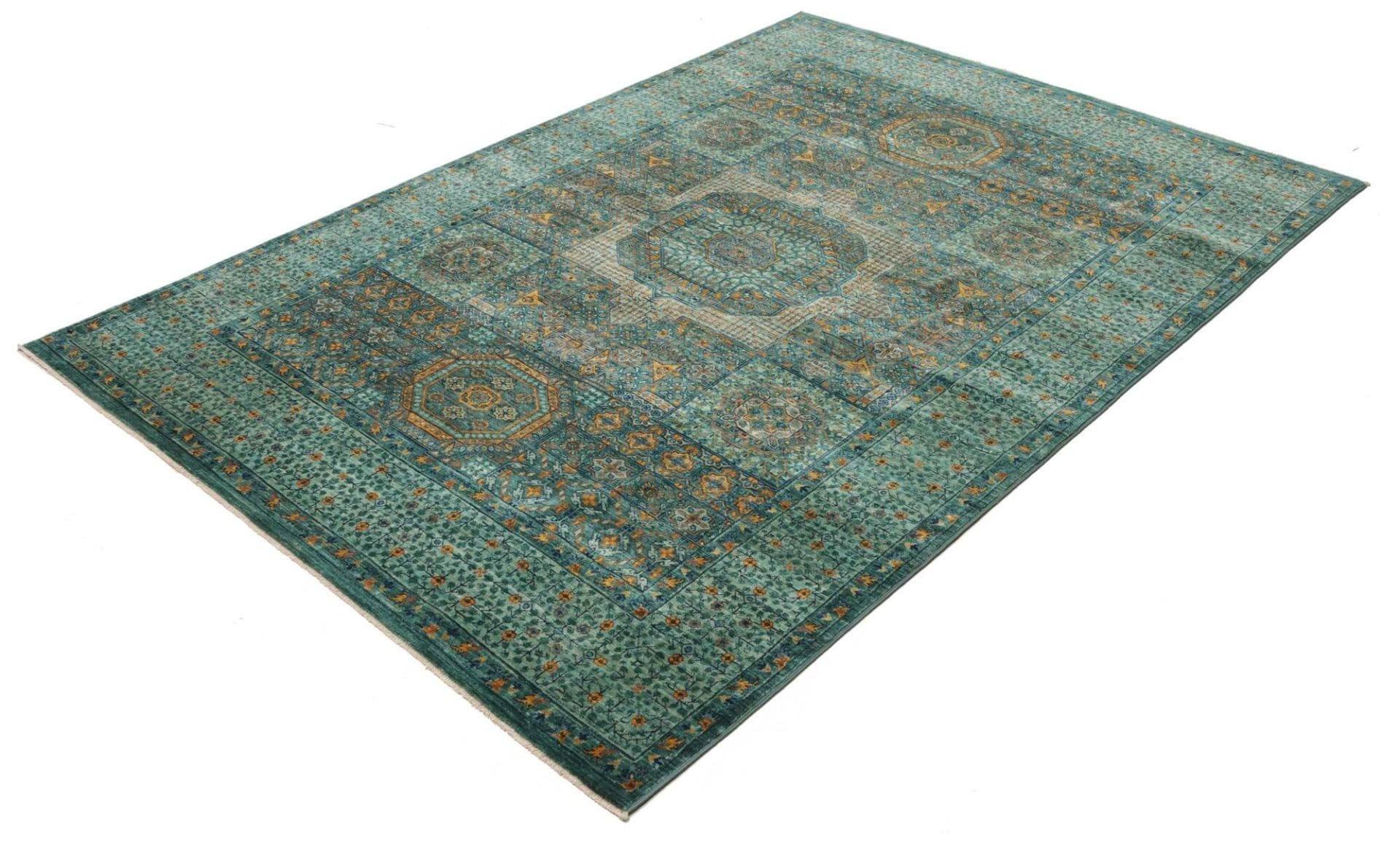 Mamluk Orientteppich 172 x 238cm, Schurwolle, handgeknüpft