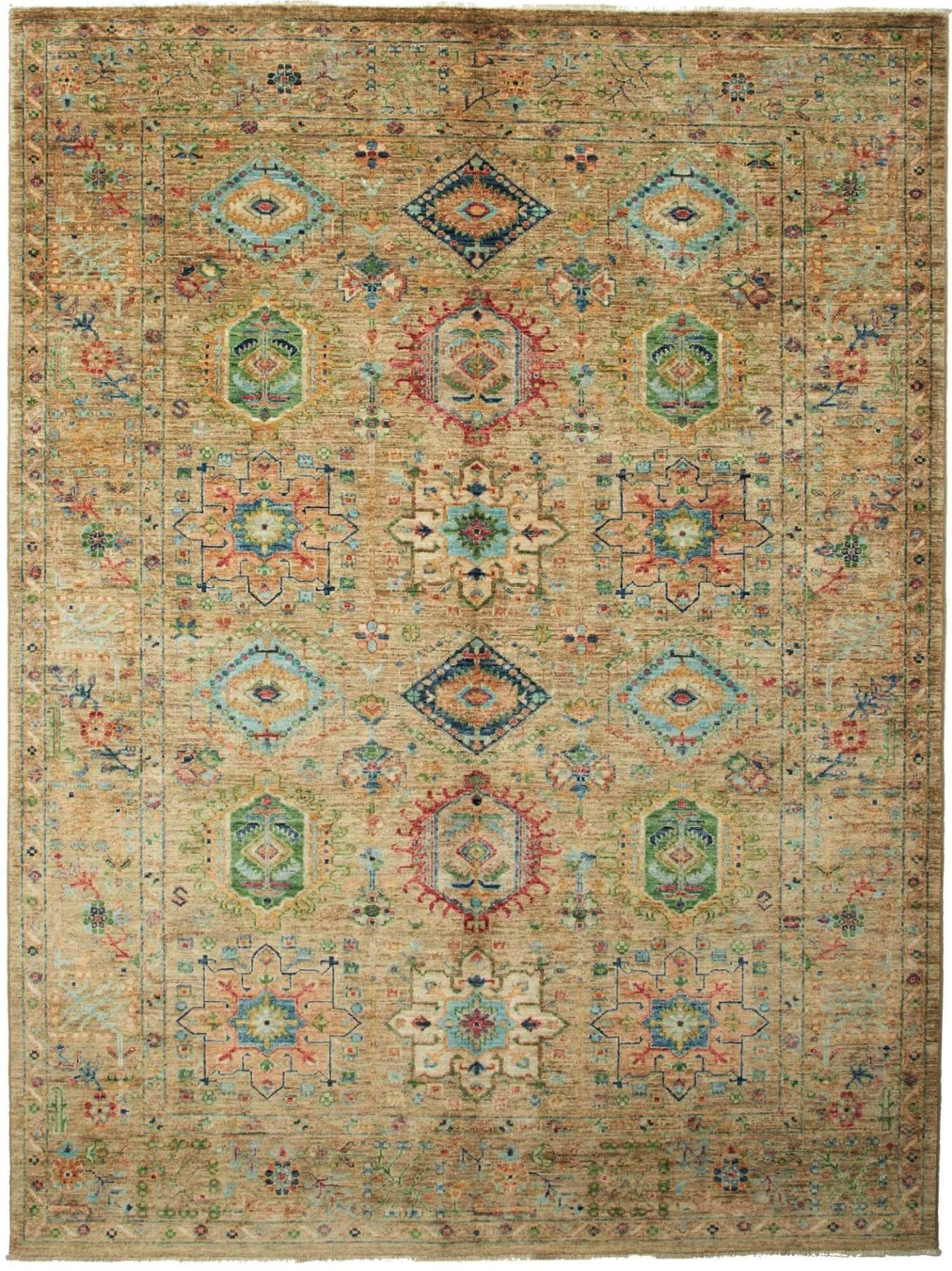 Samarkand Orientteppich 173 x 233cm – handgeknüpft, Wolle