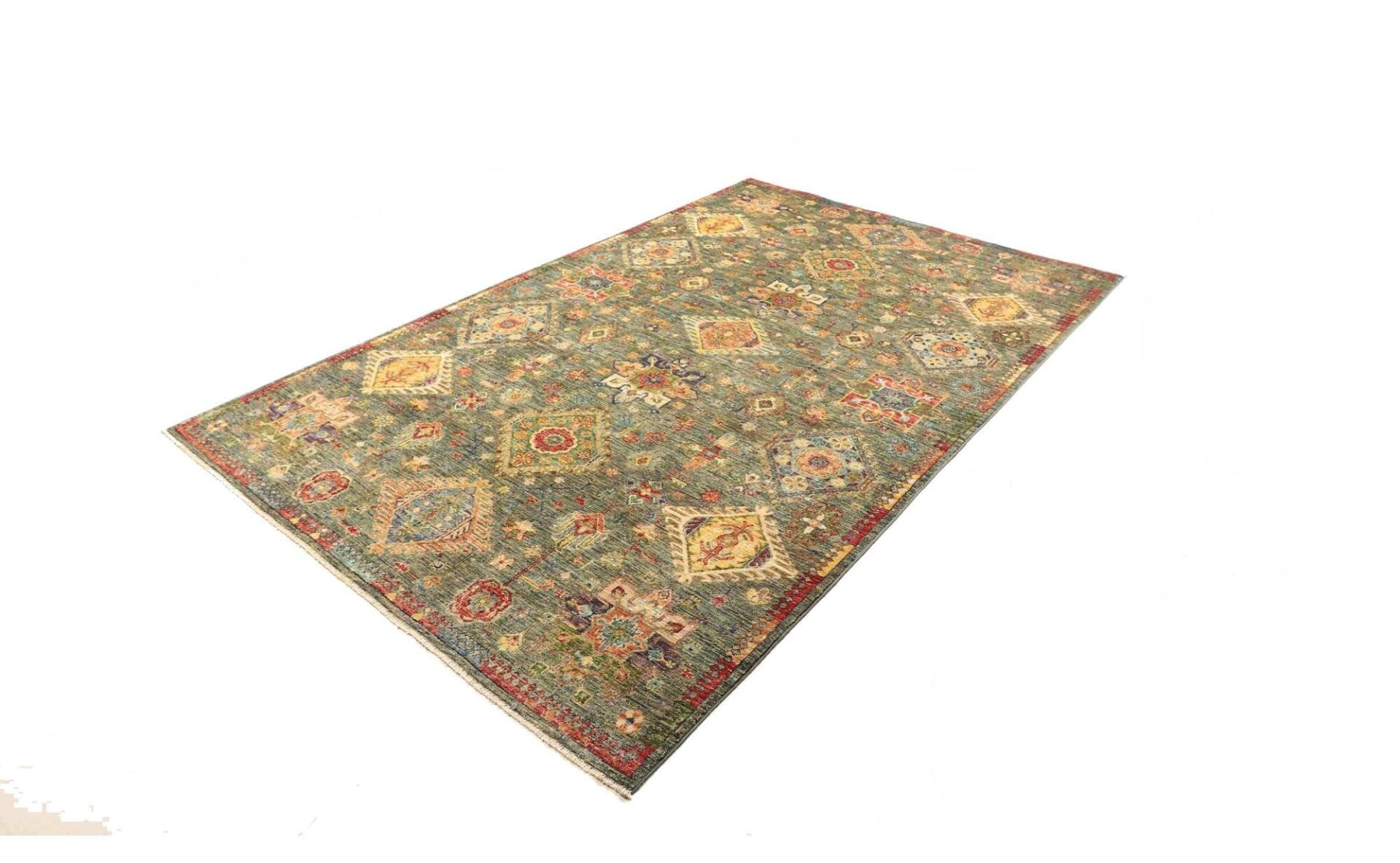 Orientteppich Samarkand 166 x 245cm, handgeknüpft, Schurwolle