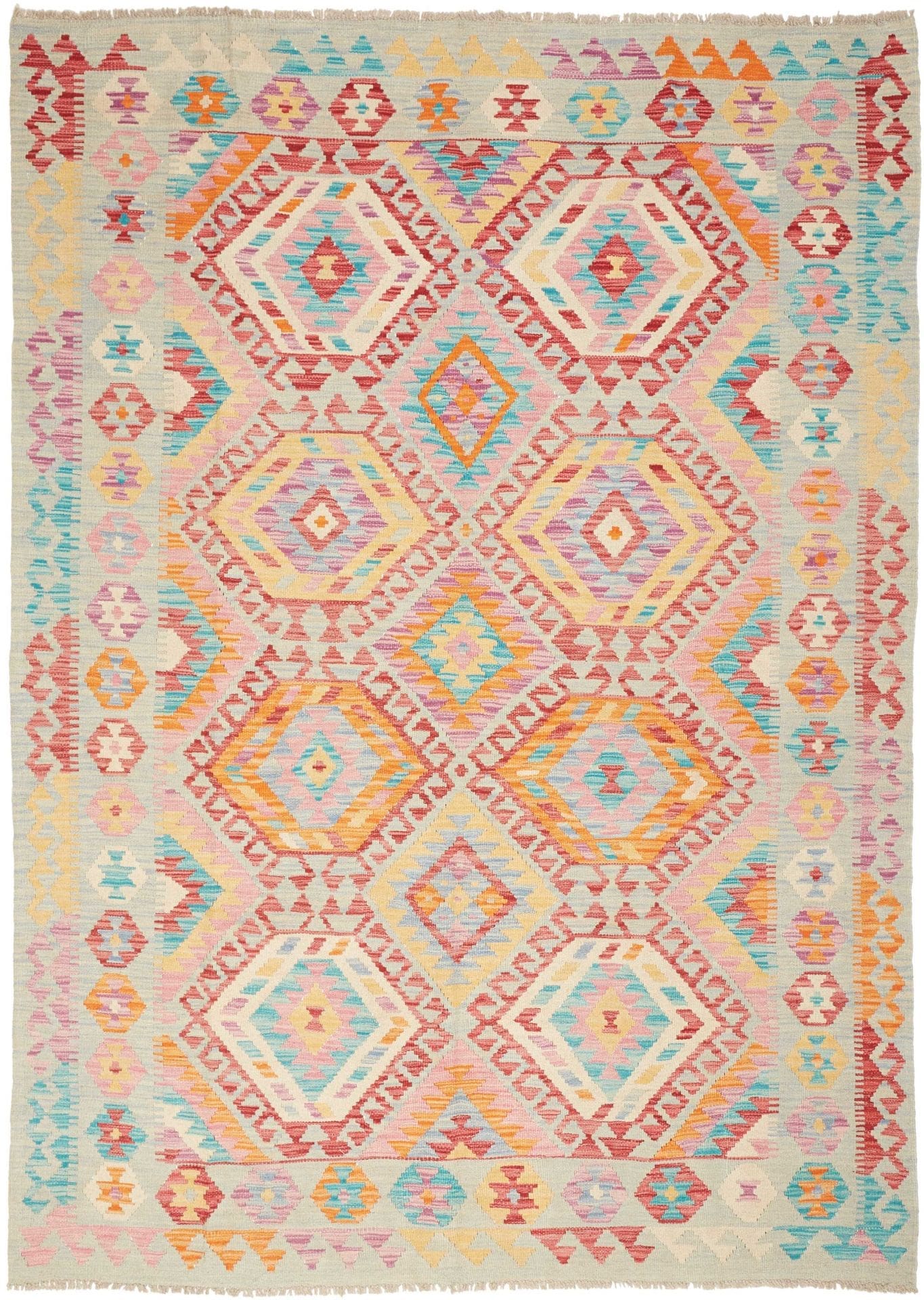 Kelim Teppich 171 x 233 cm – Handgewebt, rustikales Flair