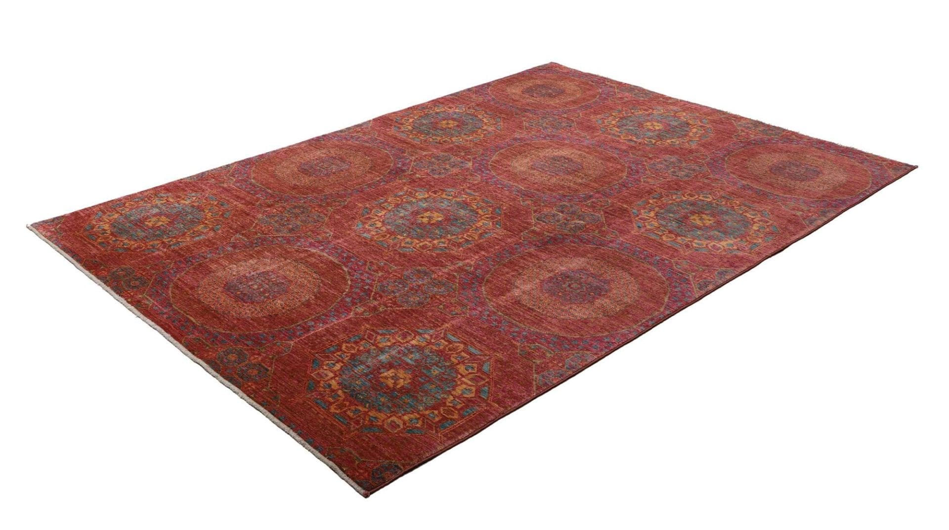 Mamluk Orientteppich 174 x 240 cm handgeknüpft, hohe Qualität