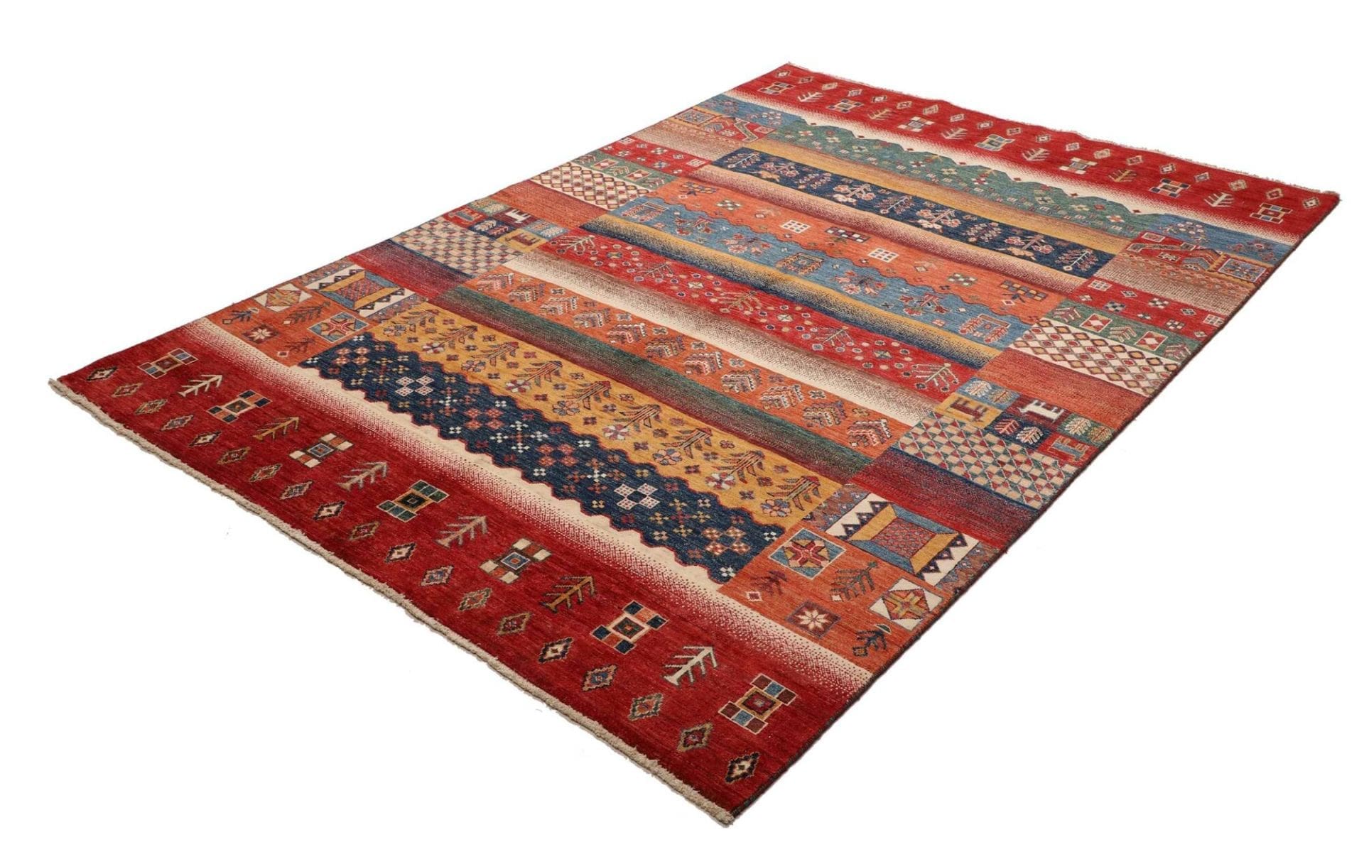 Samarkand Neo Teppich 174 x 240cm, Handgeknüpft, Wolle, Orientteppich
