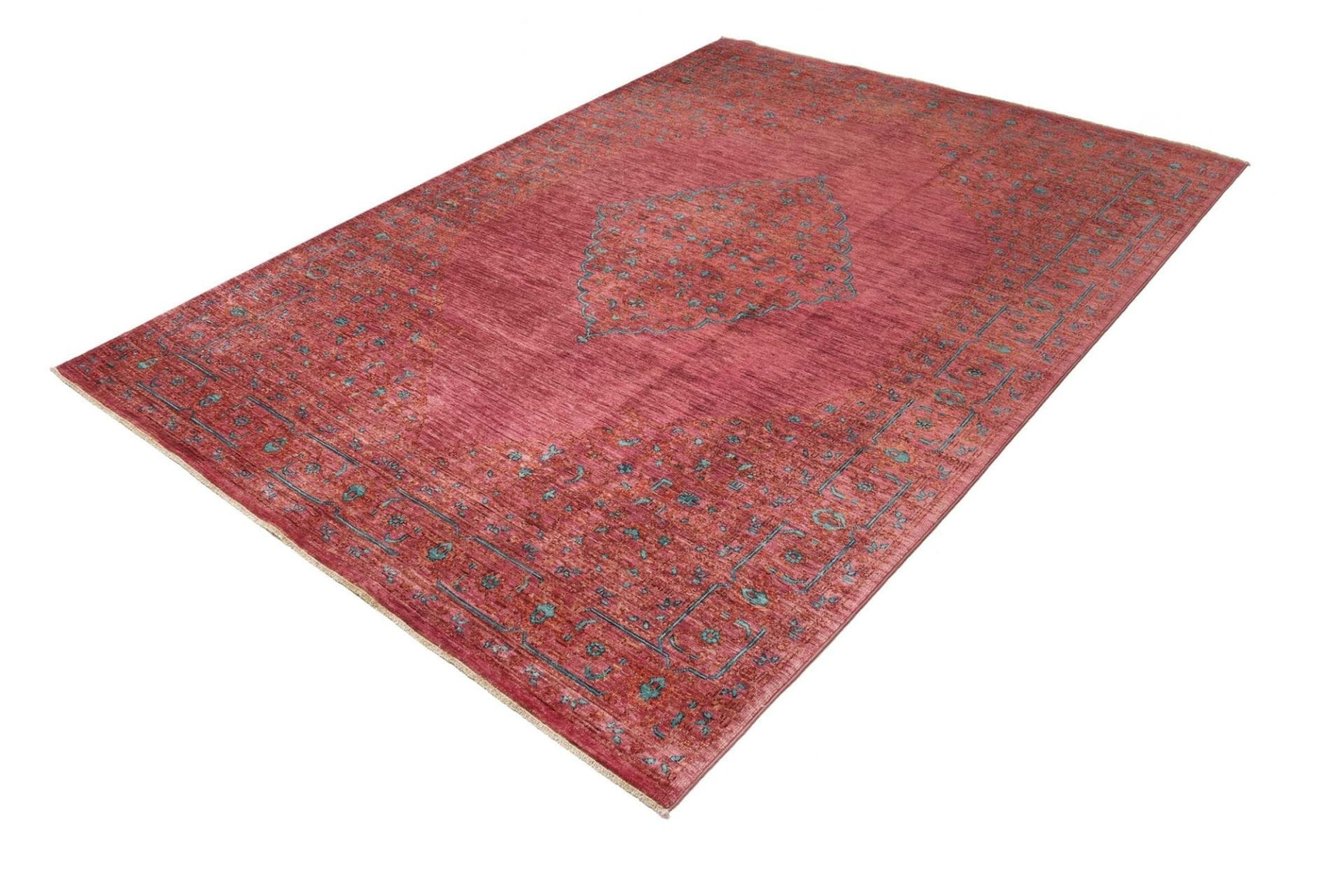 Ziegler Teppich 176 x 231cm, handgeknüpft, Schurwolle, Orientteppich