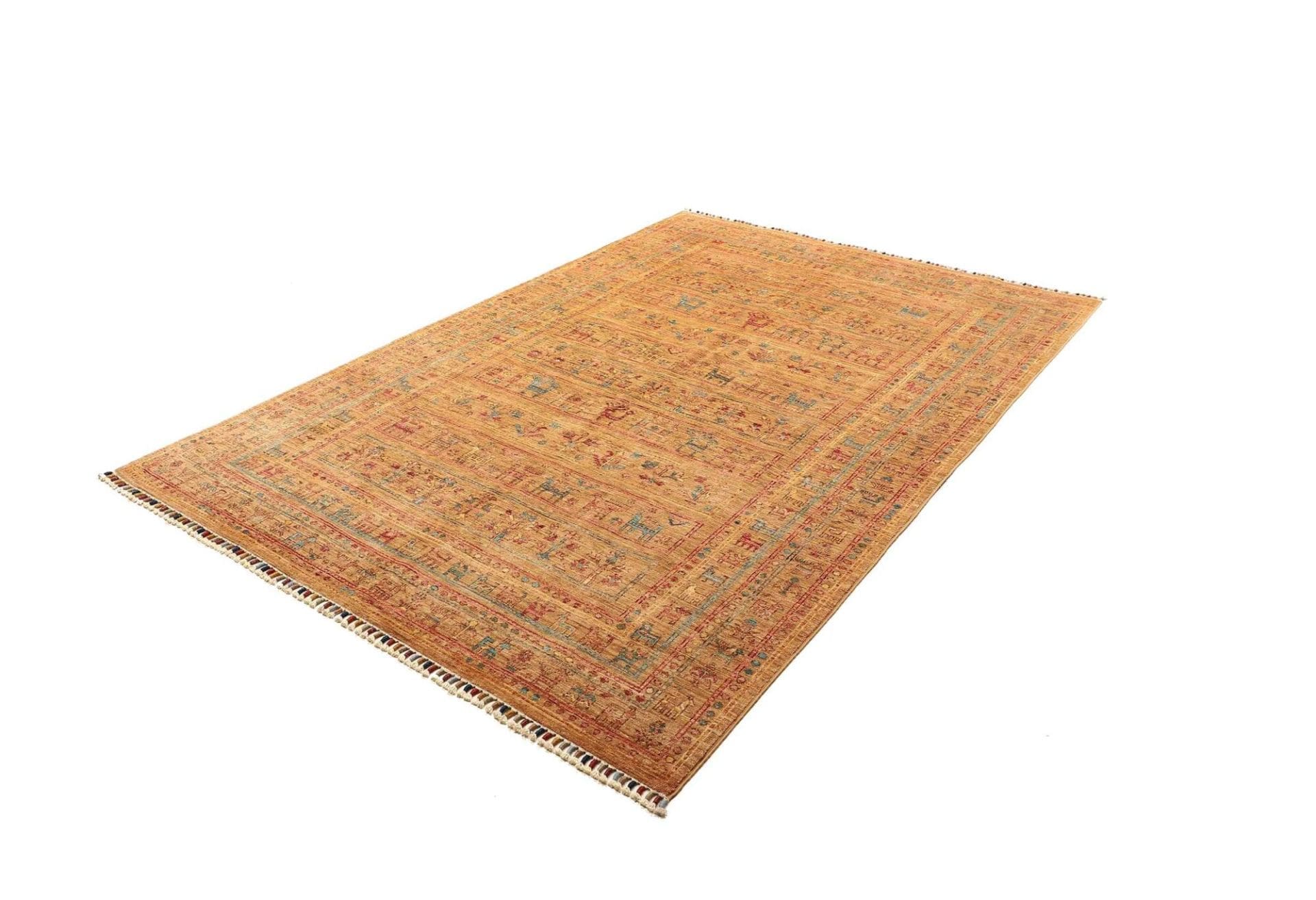 Orientteppich Samarkand 170 x 243cm | Handgeknüpft, Schurwolle