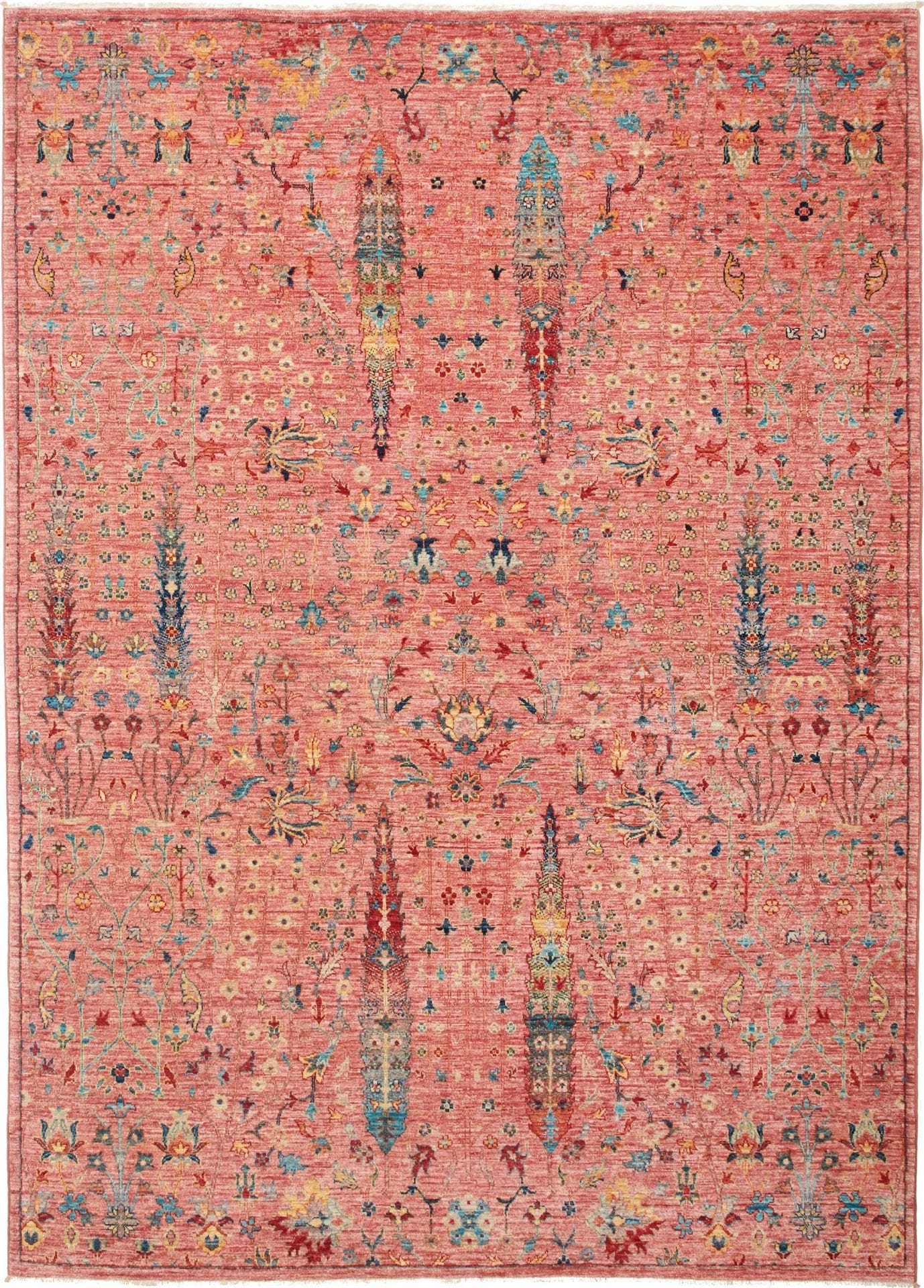 Samarkand Orientteppich 173 x 239cm, handgeknüpft, Schurwolle