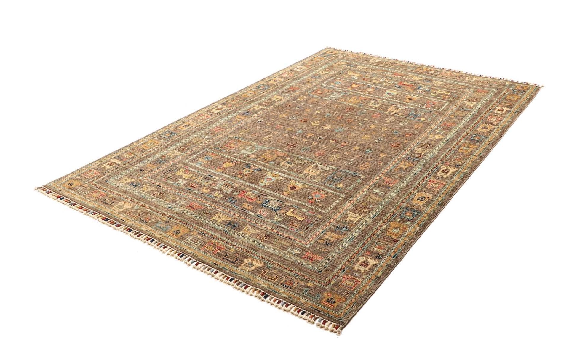 Samarkand Orientteppich 169 x 240cm, Schurwolle, handgeknüpft