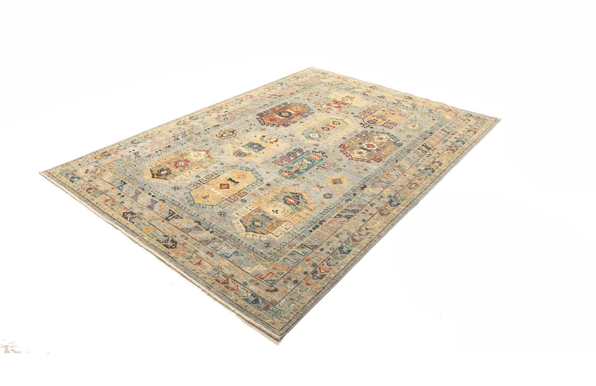 Samarkand Orientteppich 173 x 246 cm, handgeknüpft, Wolle