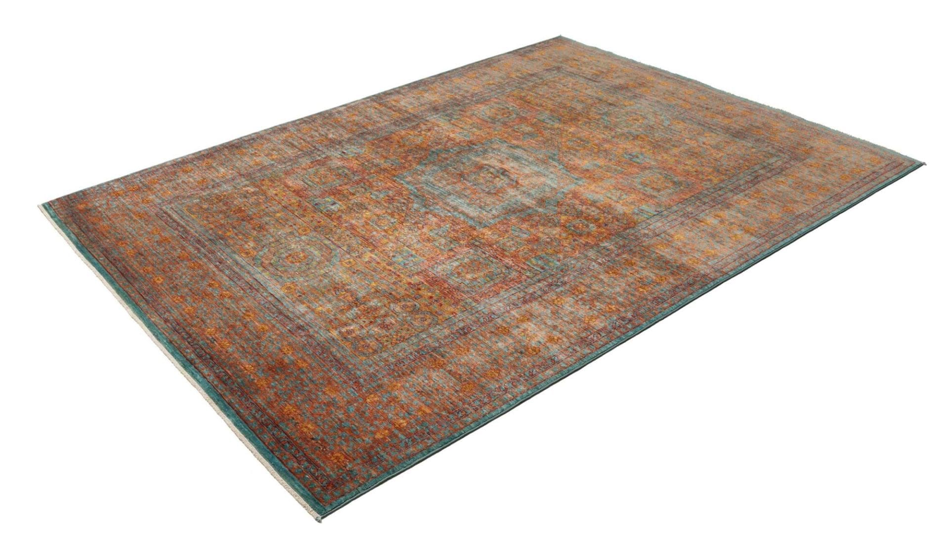 Orientteppich Mamluk 171 x 231 cm, hochwertige Schurwolle, handgeknüpft