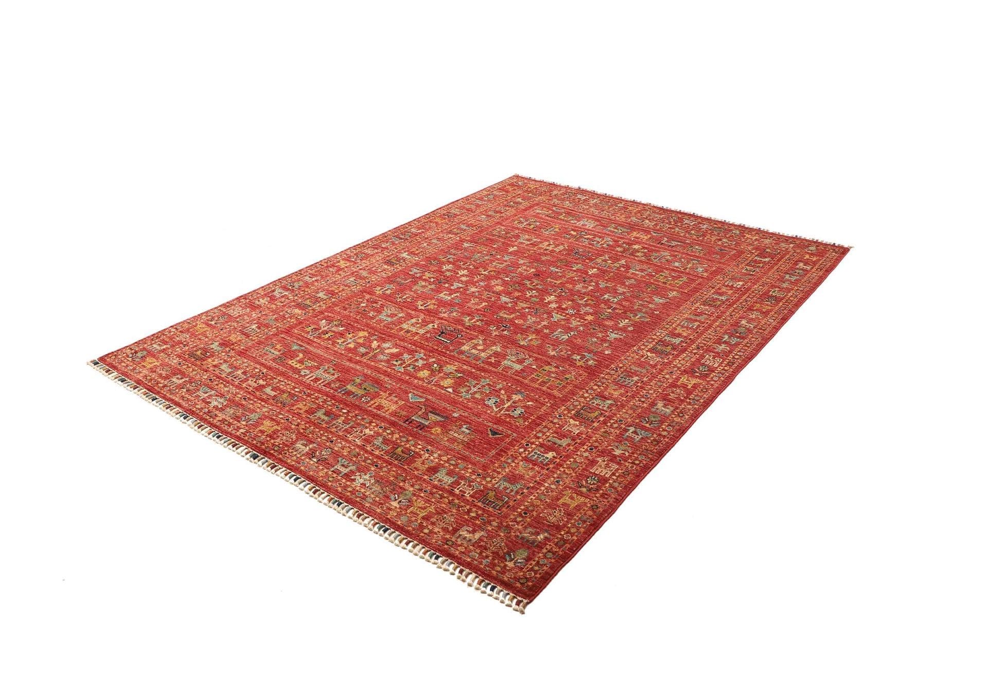 Samarkand Orientteppich 174 x 237cm, Schurwolle, handgeknüpft