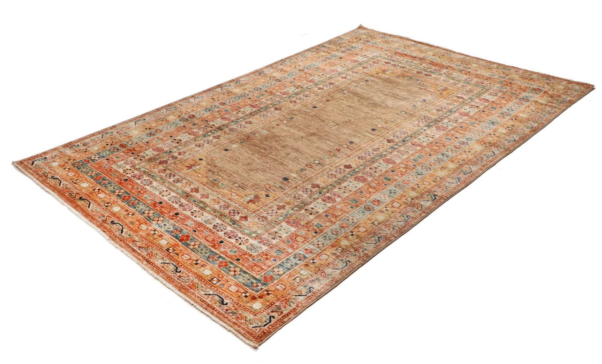 Orientteppich Kazak 161 x 240cm, Schurwolle, handgeknüpft