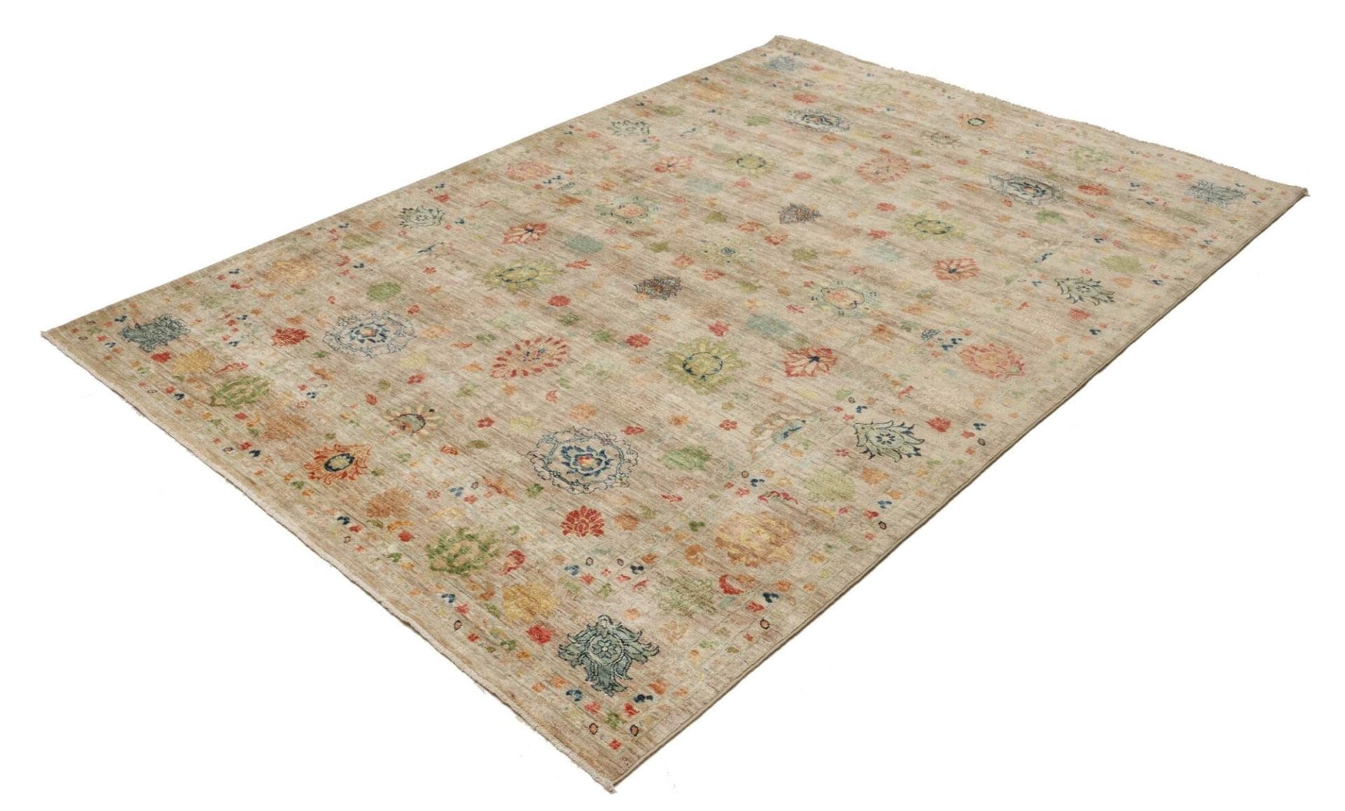 Orientteppich Samarkand 173 x 239cm aus Schurwolle, handgeknüpft