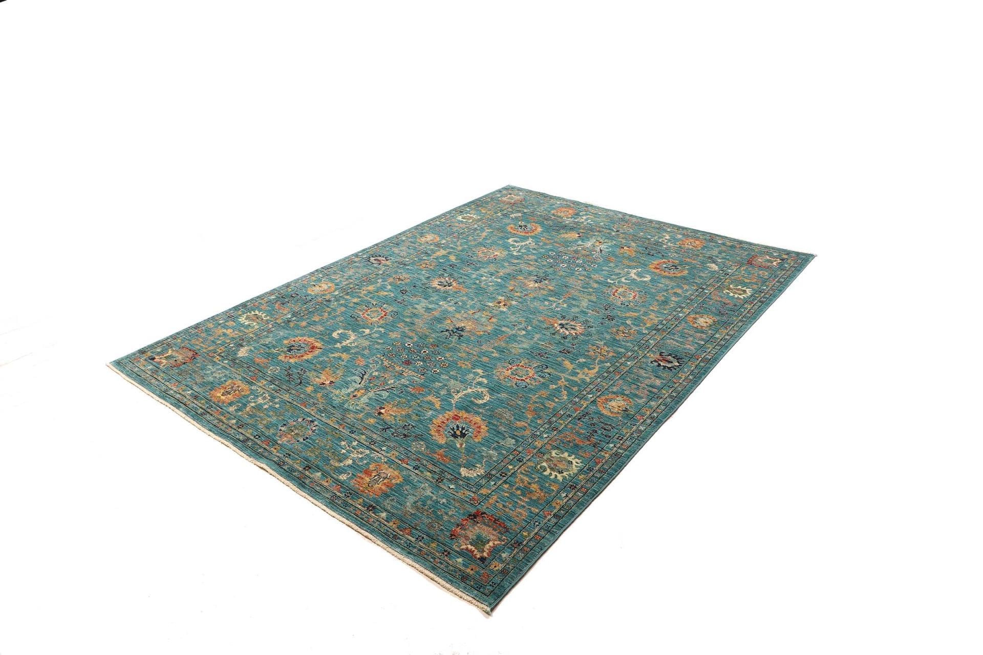 Samarkand Orientteppich 175 x 234 cm, Wolle, handgeknüpft