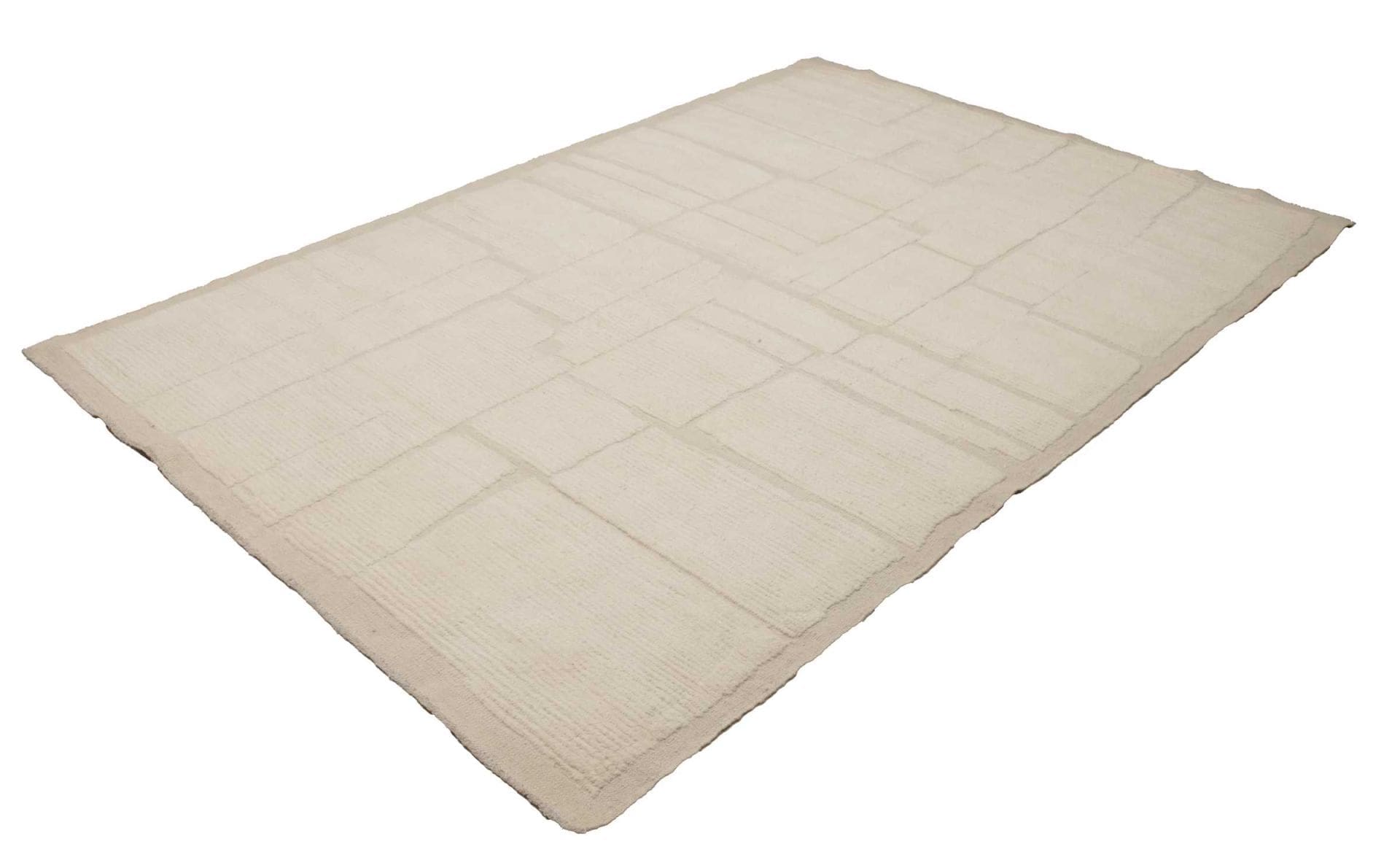 Berber Teppich 177 x 257cm, handgeknüpft, hohe Florqualität, Naturwolle