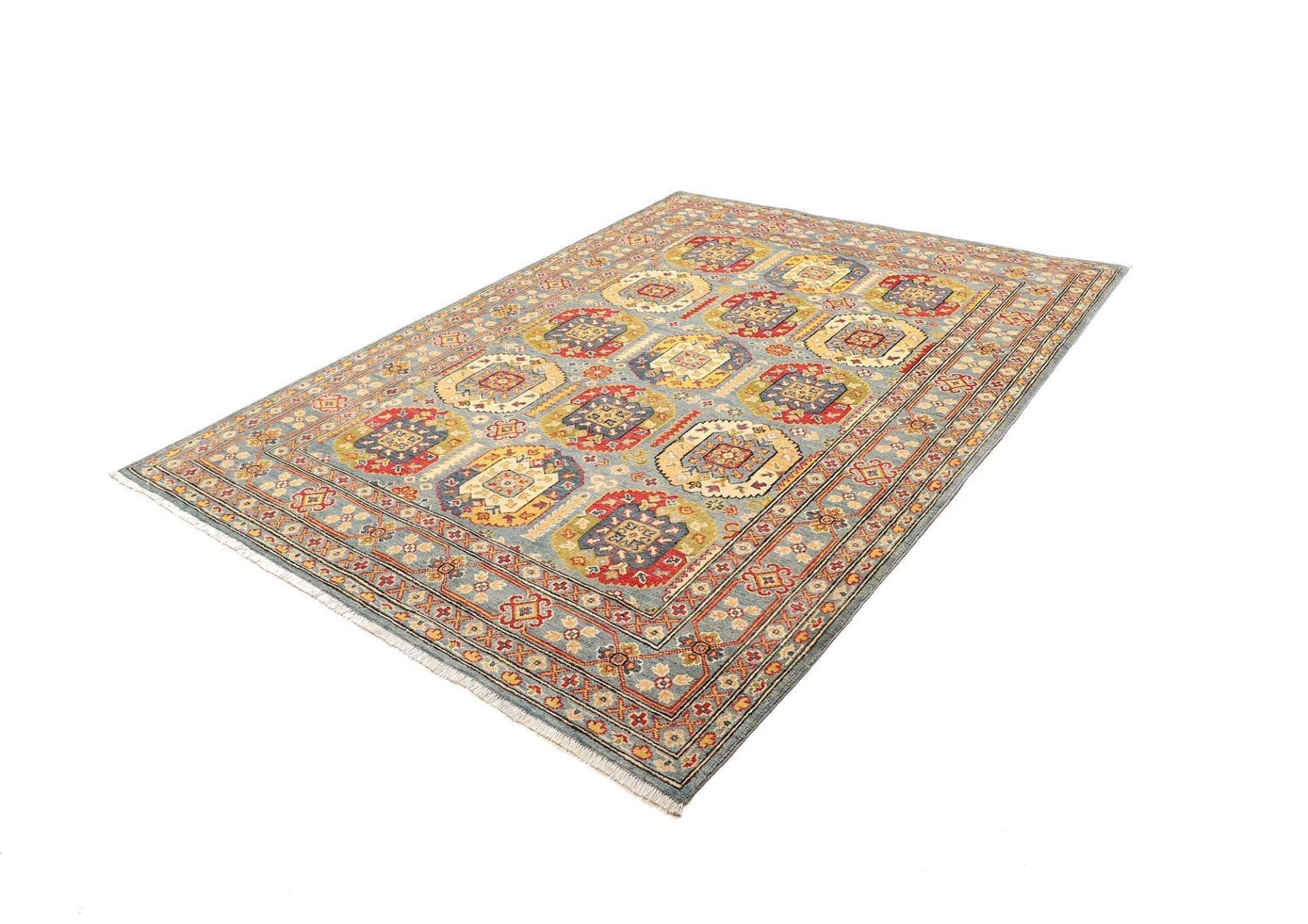 Ziegler Teppich 176 x 233cm, handgeknüpft, aus Schurwolle, Orientteppich