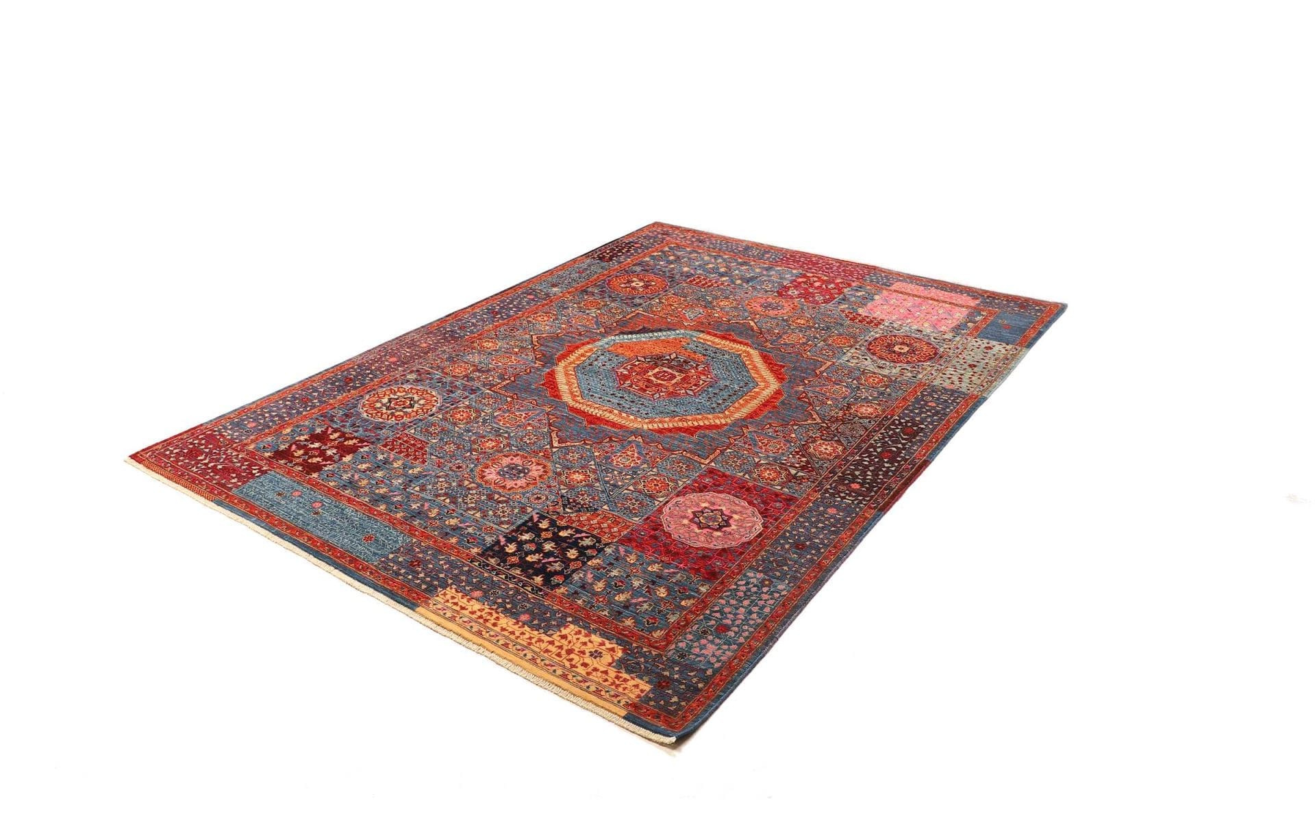 Mamluk Orientteppich 176 x 239 cm, handgeknüpft aus Wolle