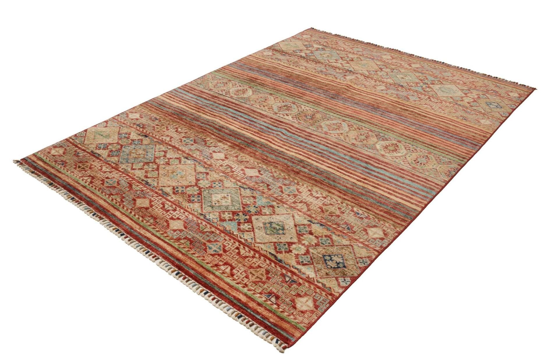 Orientteppich Samarkand 173 x 230cm | Handgeknüpft aus Wolle