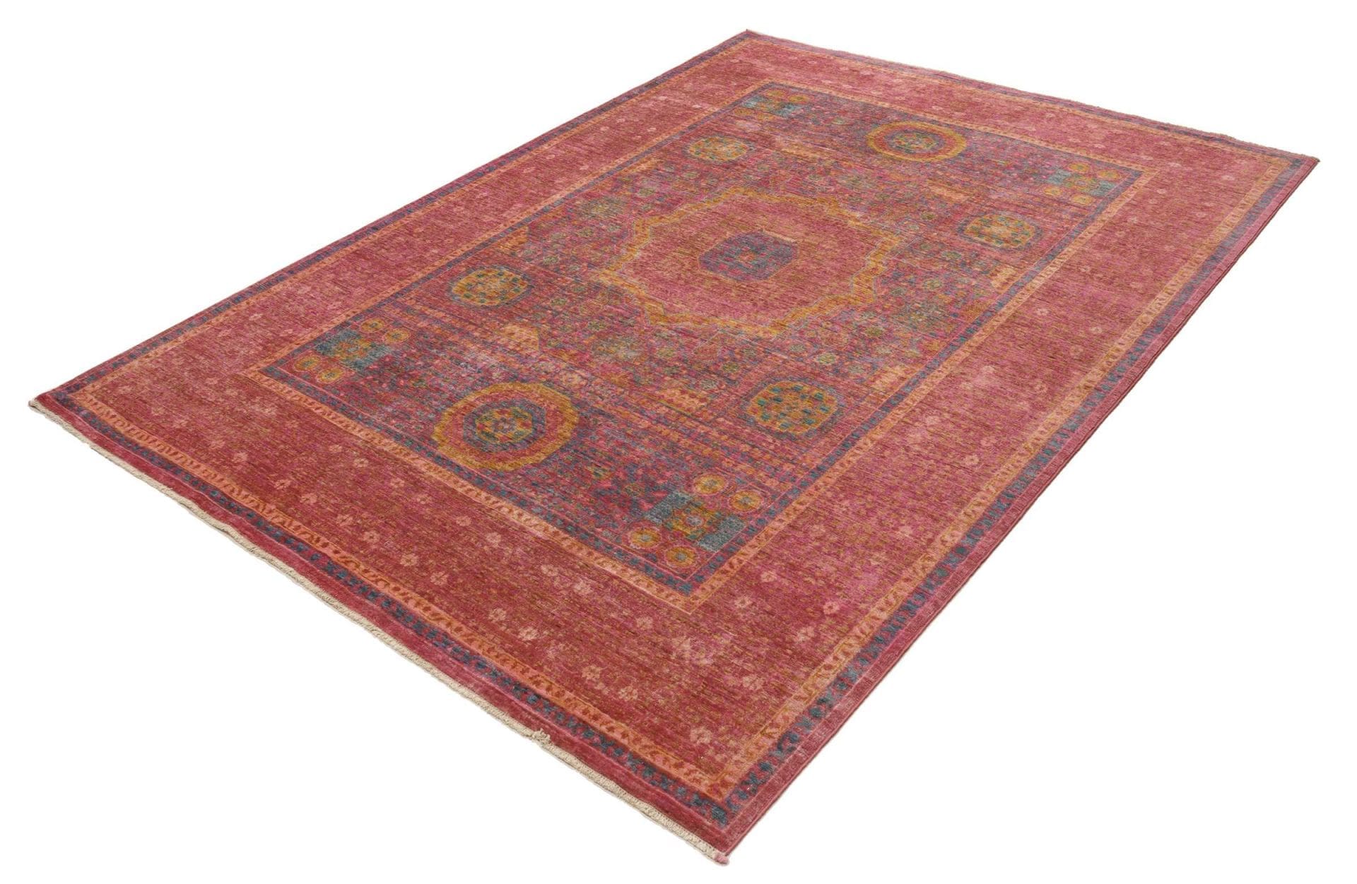 Mamluk Orientteppich 173 x 233cm, Seide, handgeknüpft