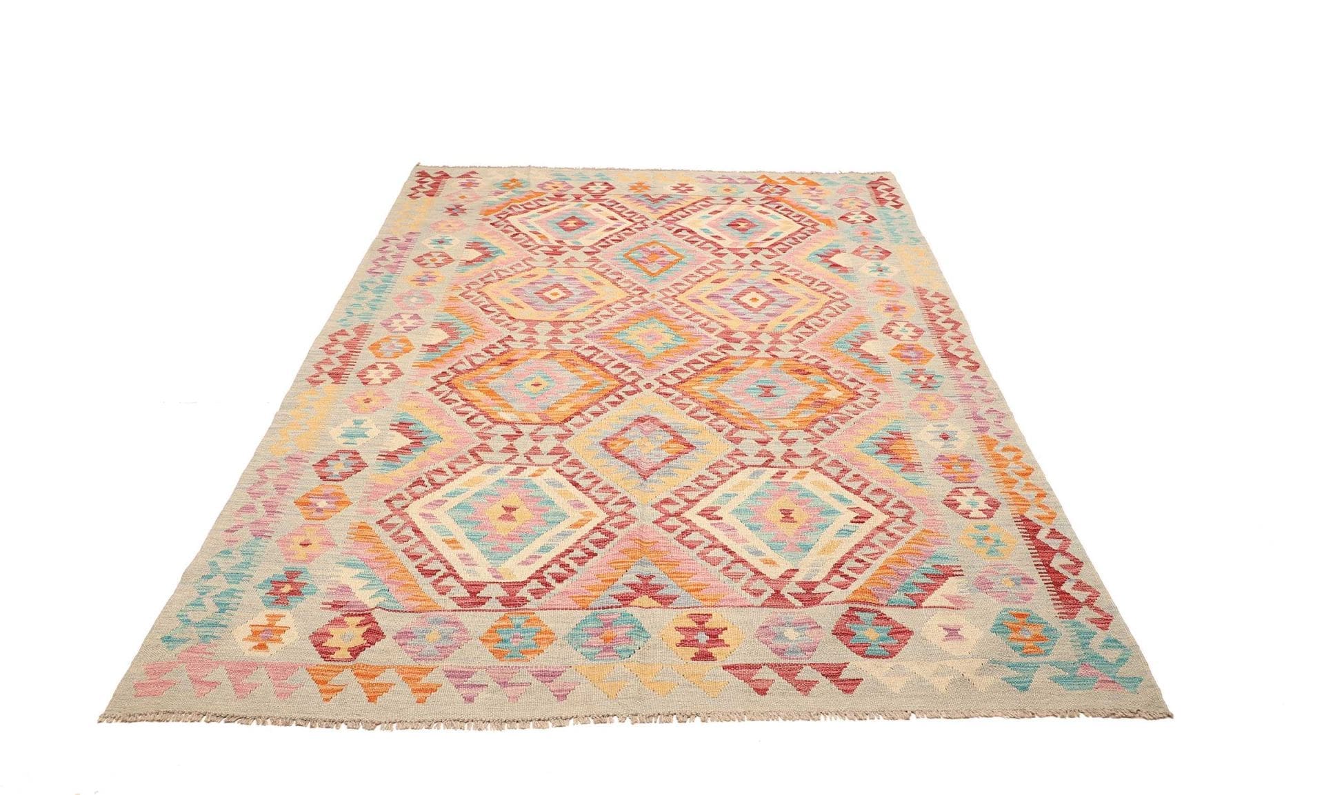Kelim Teppich 171 x 233 cm – Handgewebt, rustikales Flair